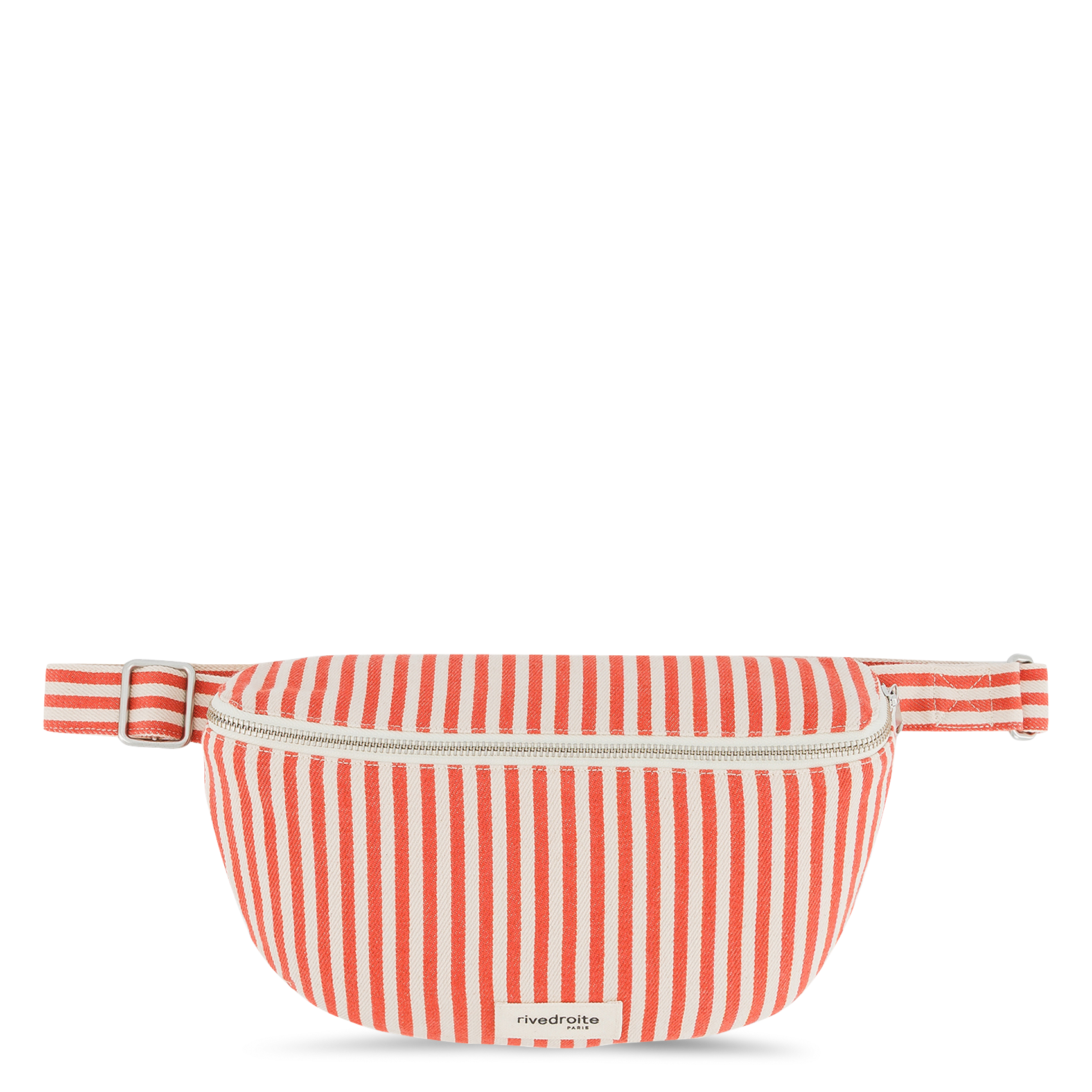 Zipped recycled cotton waist bag RIVEDROITE PARIS