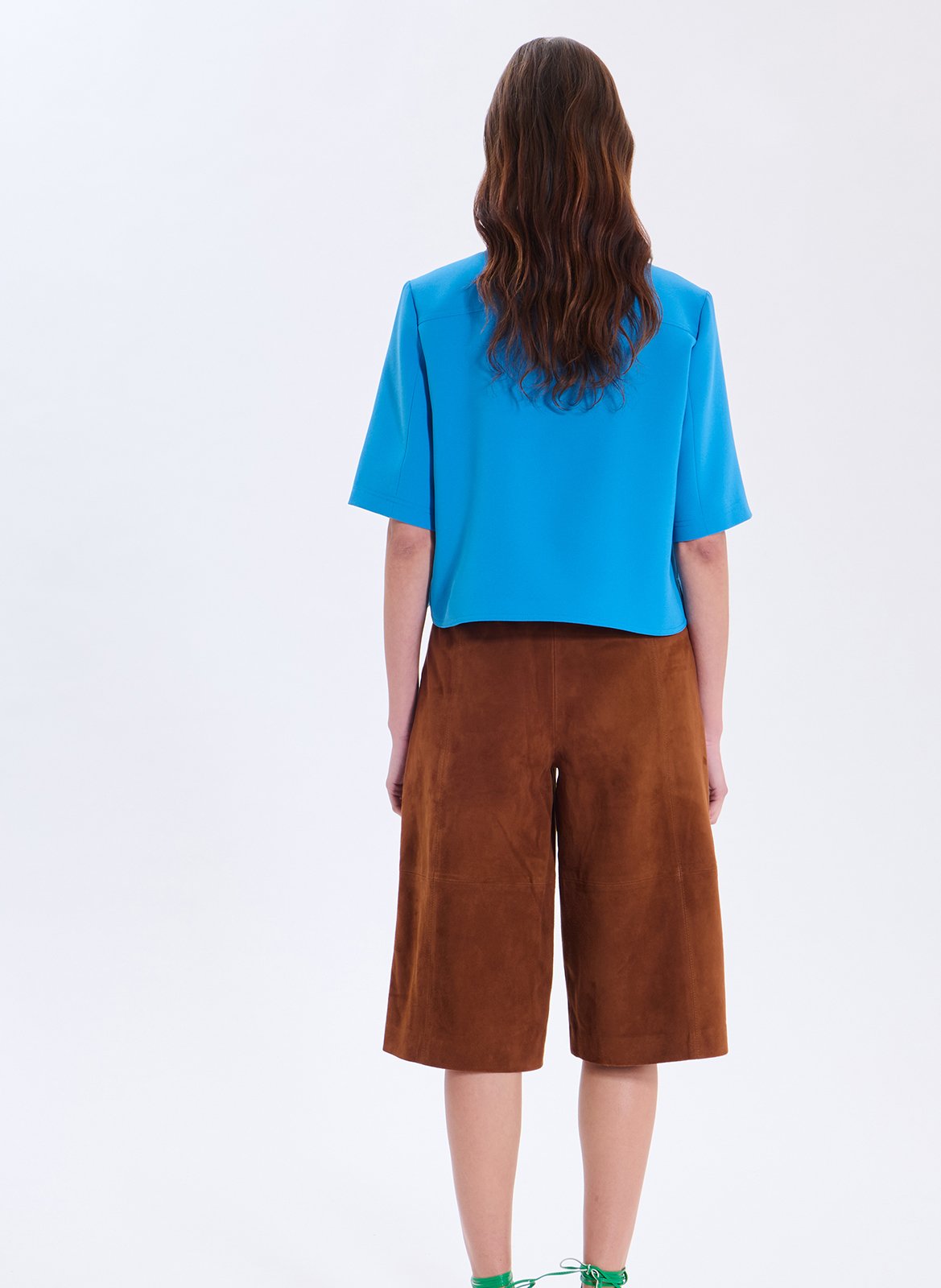 Kurzes weites Hemd ZAPA Blau