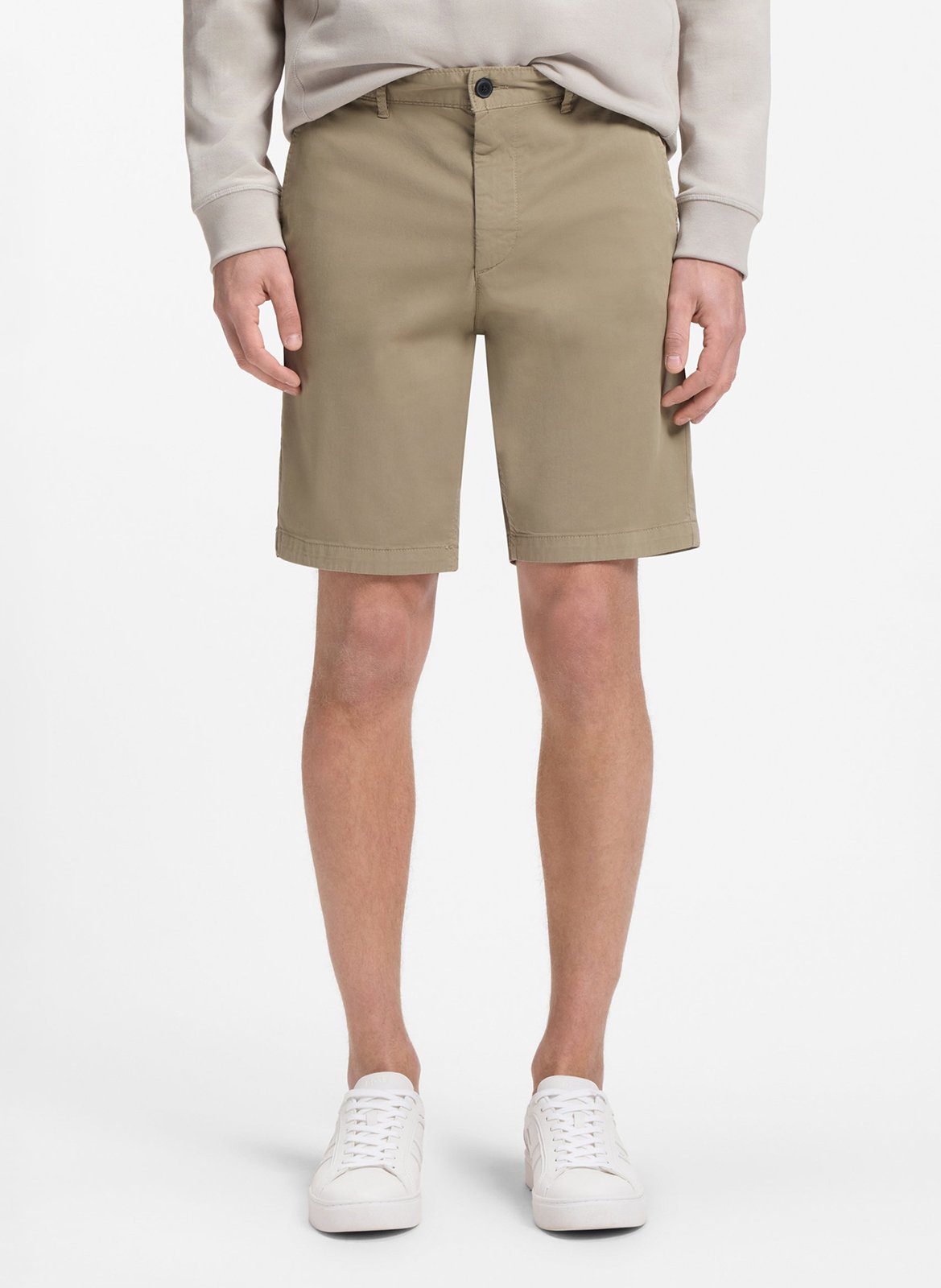 Straight cotton-blend shorts BOSS