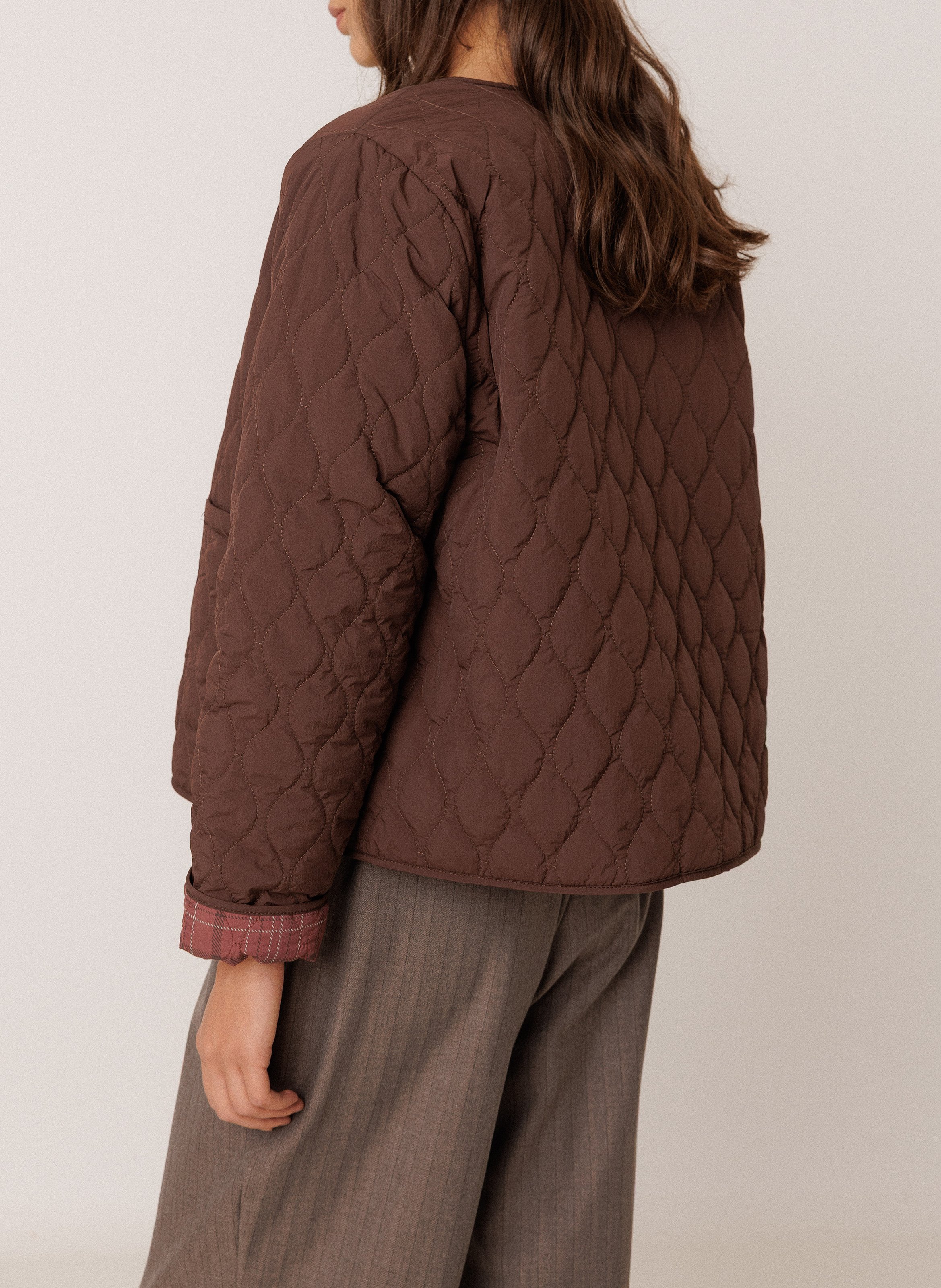 Veste matelassée oversize INDI & COLD Violet