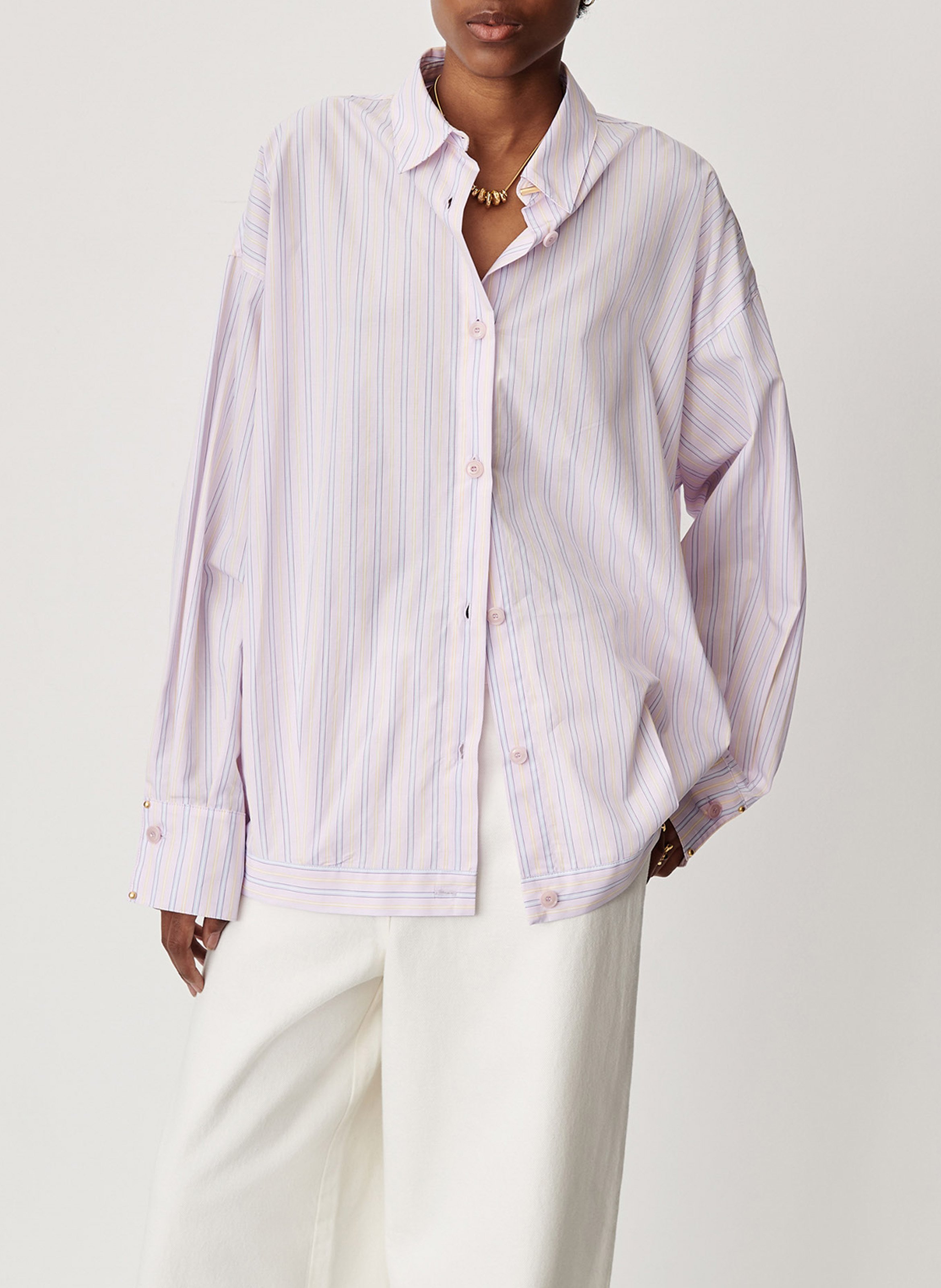 Striped shirt SESSUN Pink