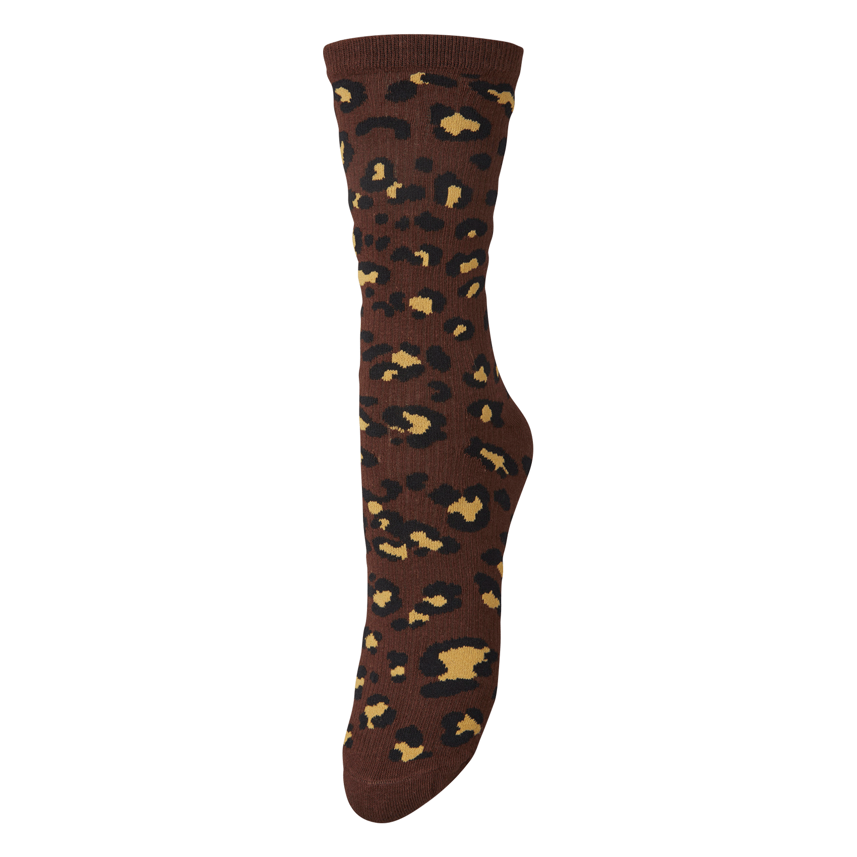 Leopard Print Over-the-Knee Socks BECKSONDERGAARD