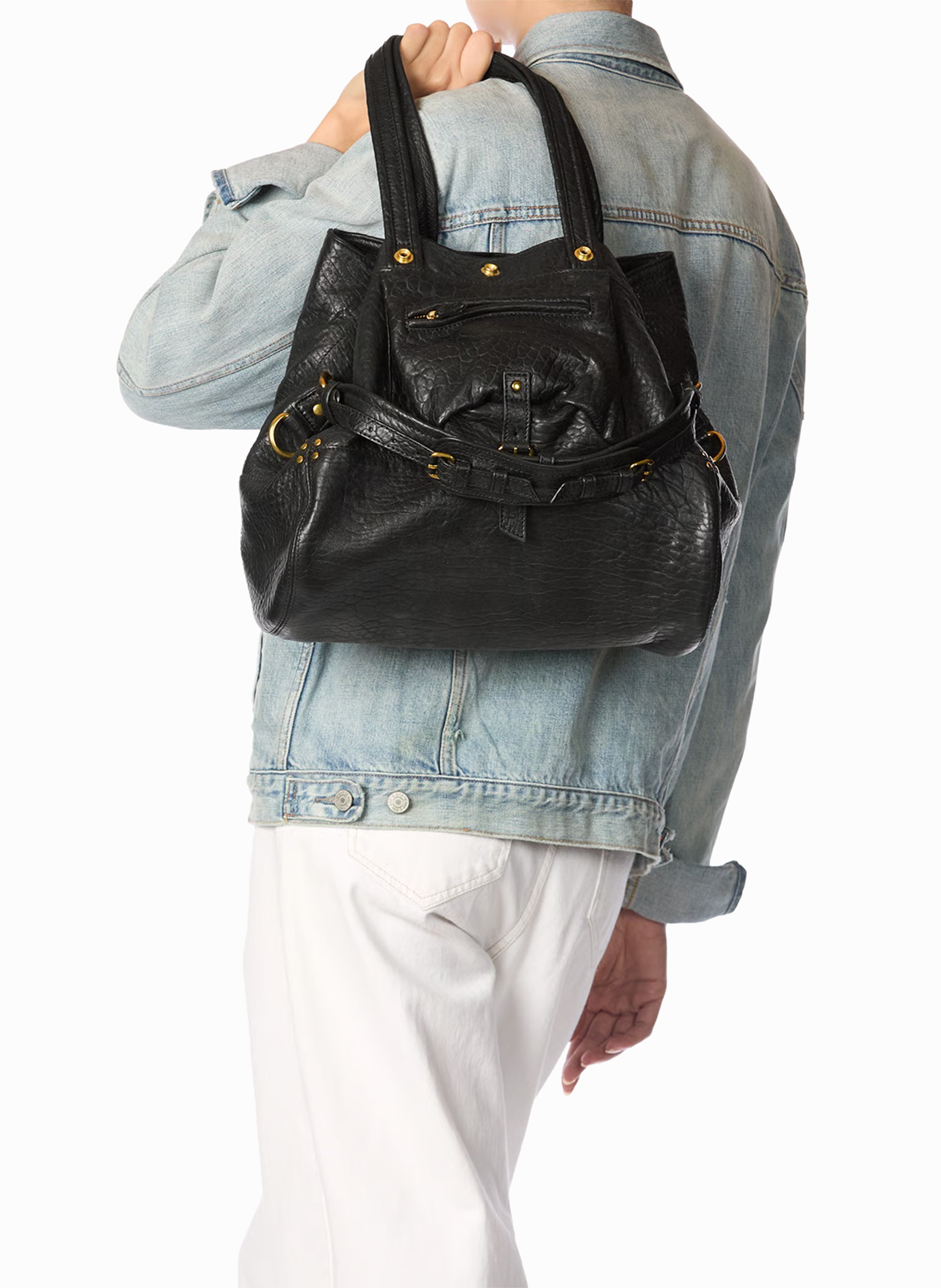 Ledershopper JEROME DREYFUSS Schwarz