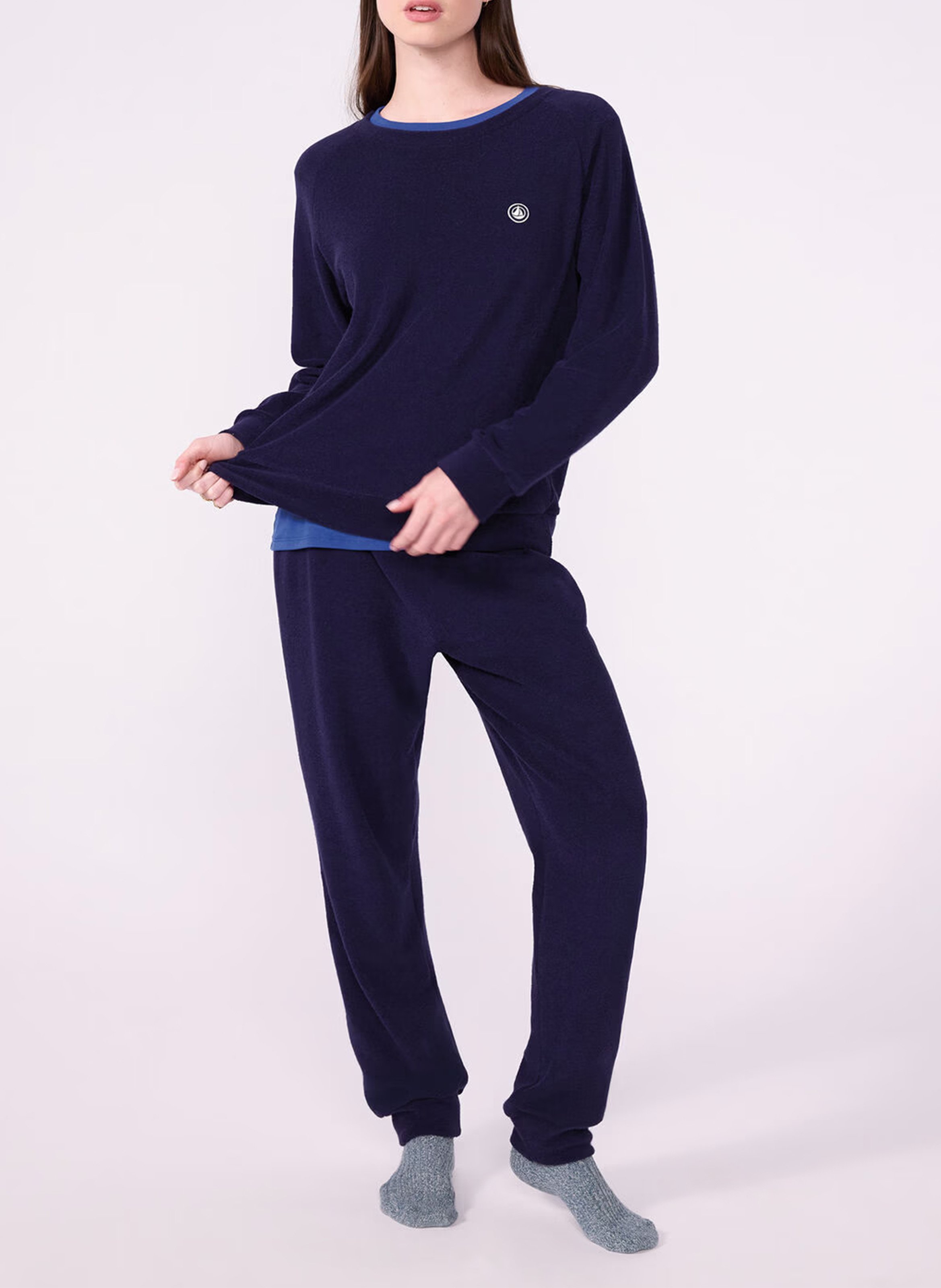 Pyjama-Set PETIT BATEAU Blau