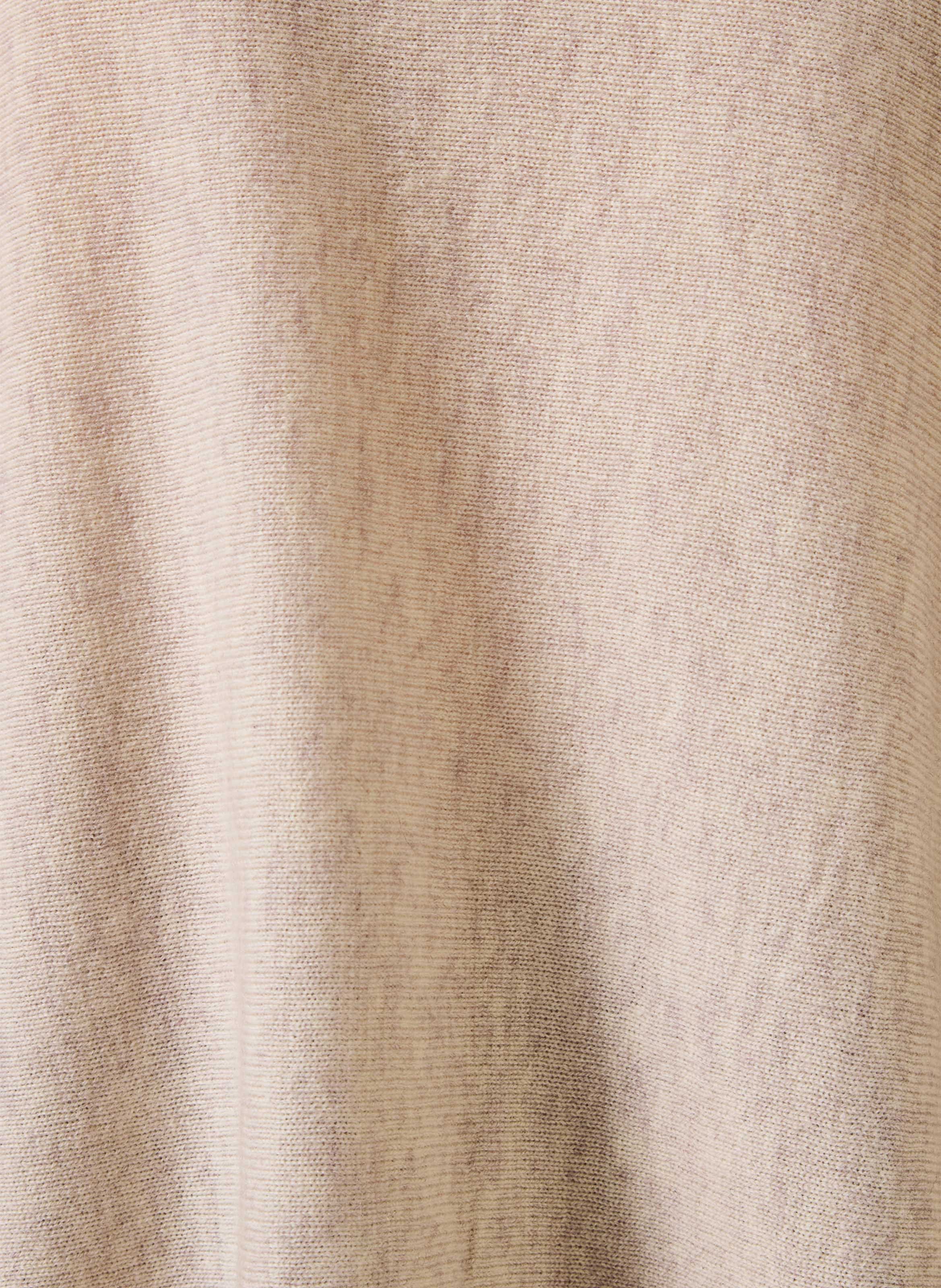 Pull en maille fine laine et cachemire LA FEE MARABOUTEE Beige