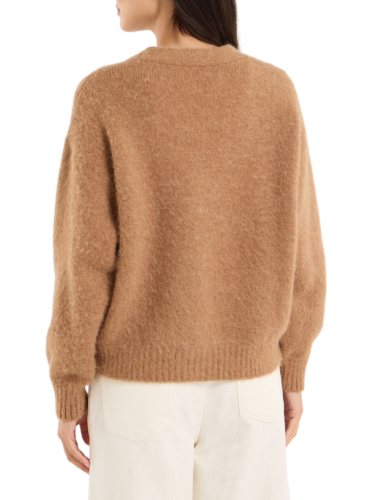 Wuley mohair and alpaca blend cardigan SAISON 1865 Brown