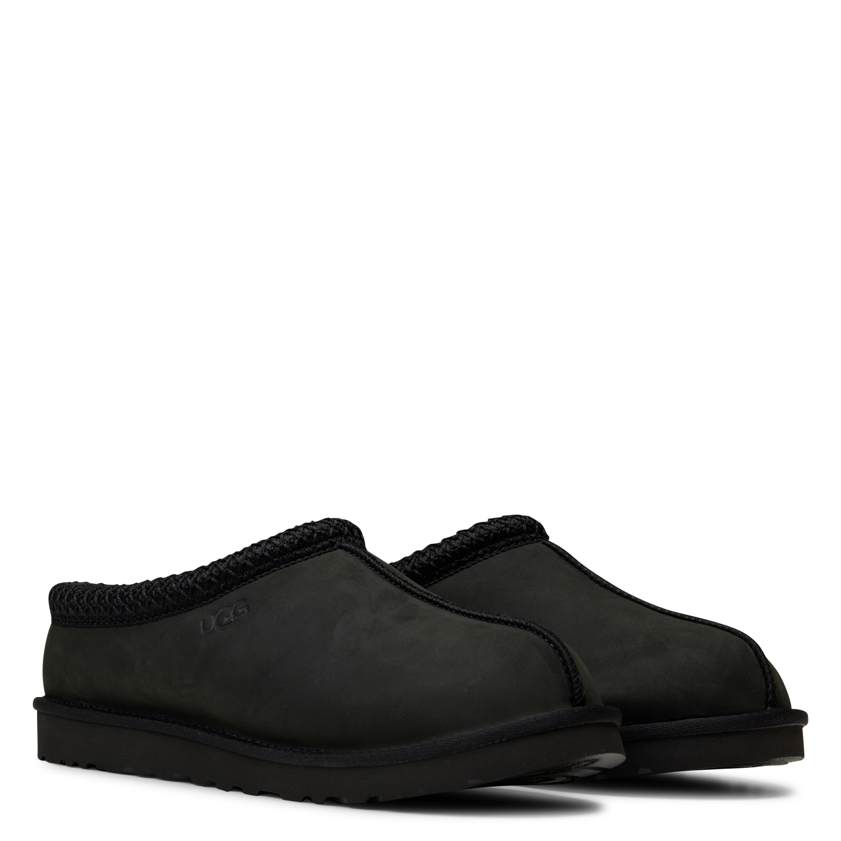 Clogs aus Leder-Mix UGG Schwarz