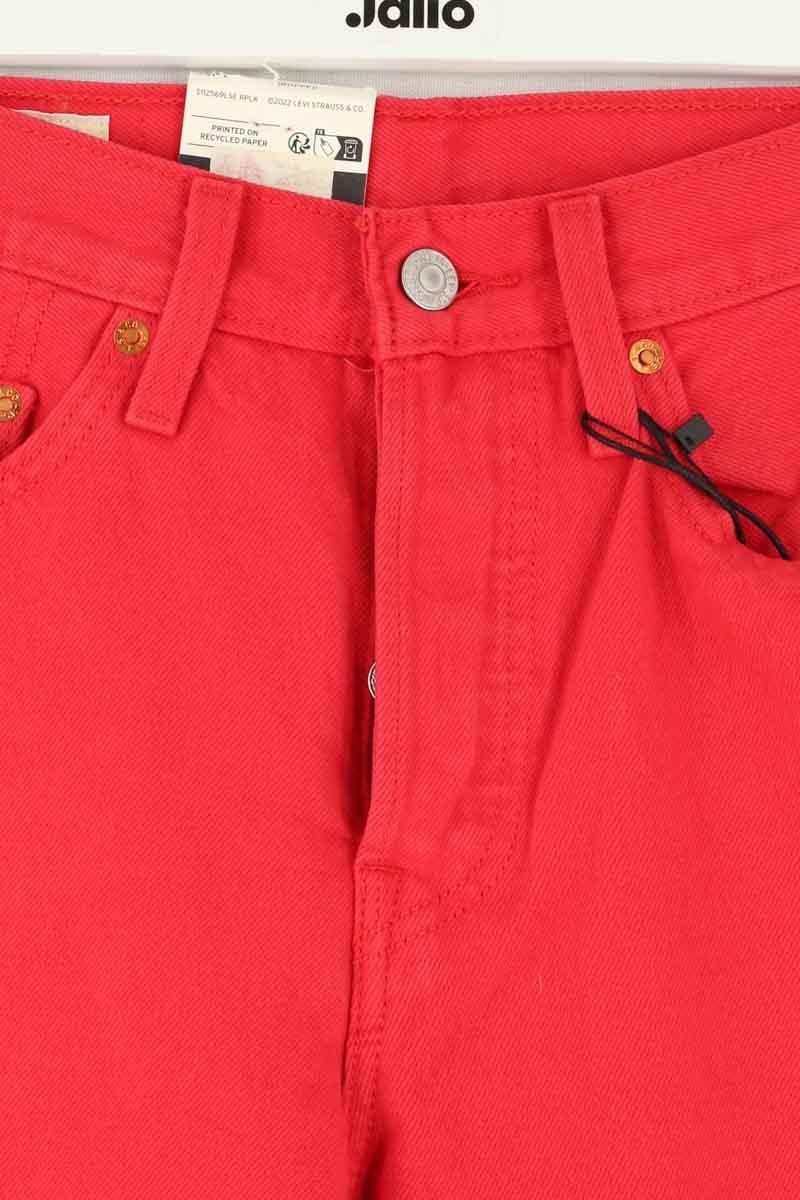 Jean droit 501 LEVI'S - Seconde main Rouge