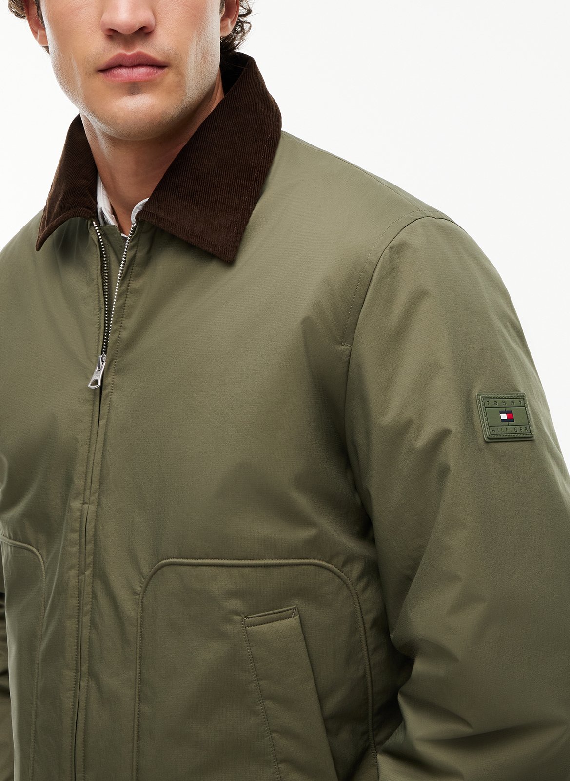 Veste col classique TOMMY HILFIGER Vert