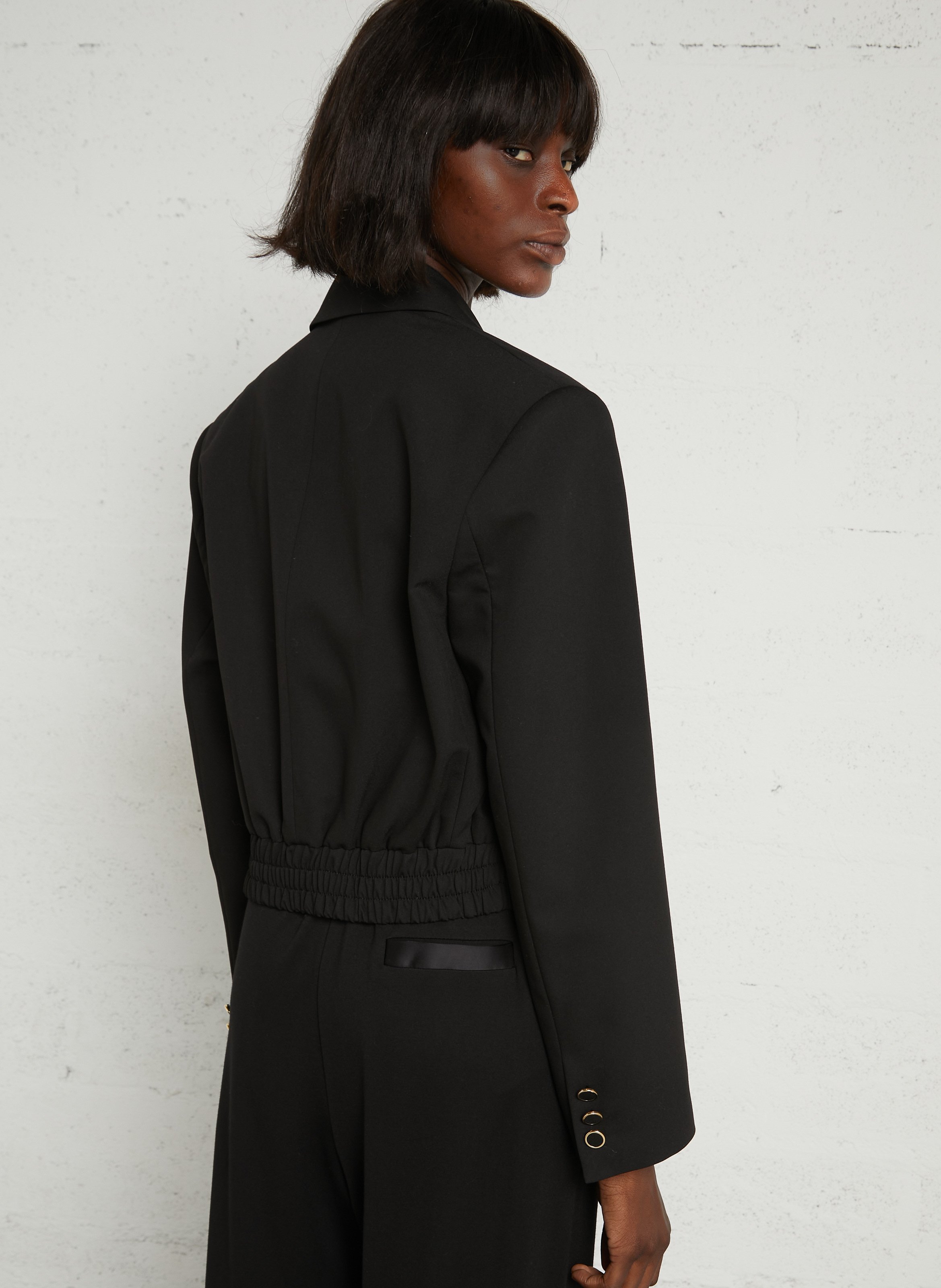 Straight-fit jasje met reverskraag IMPERIAL Zwart