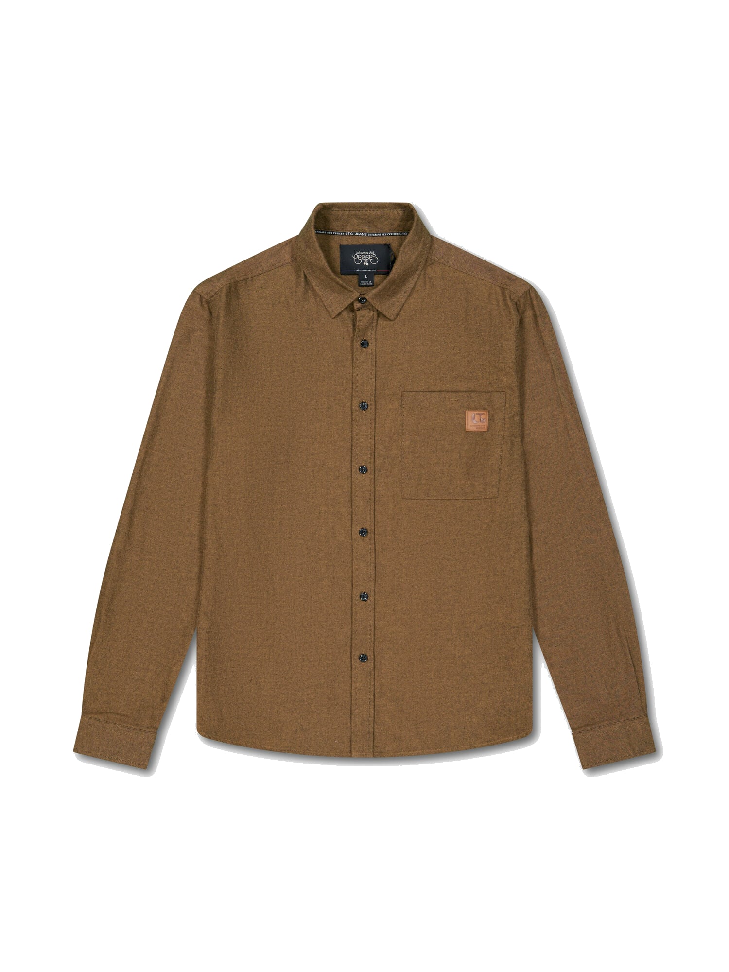Buttoned shirt LE TEMPS DES CERISES Brown