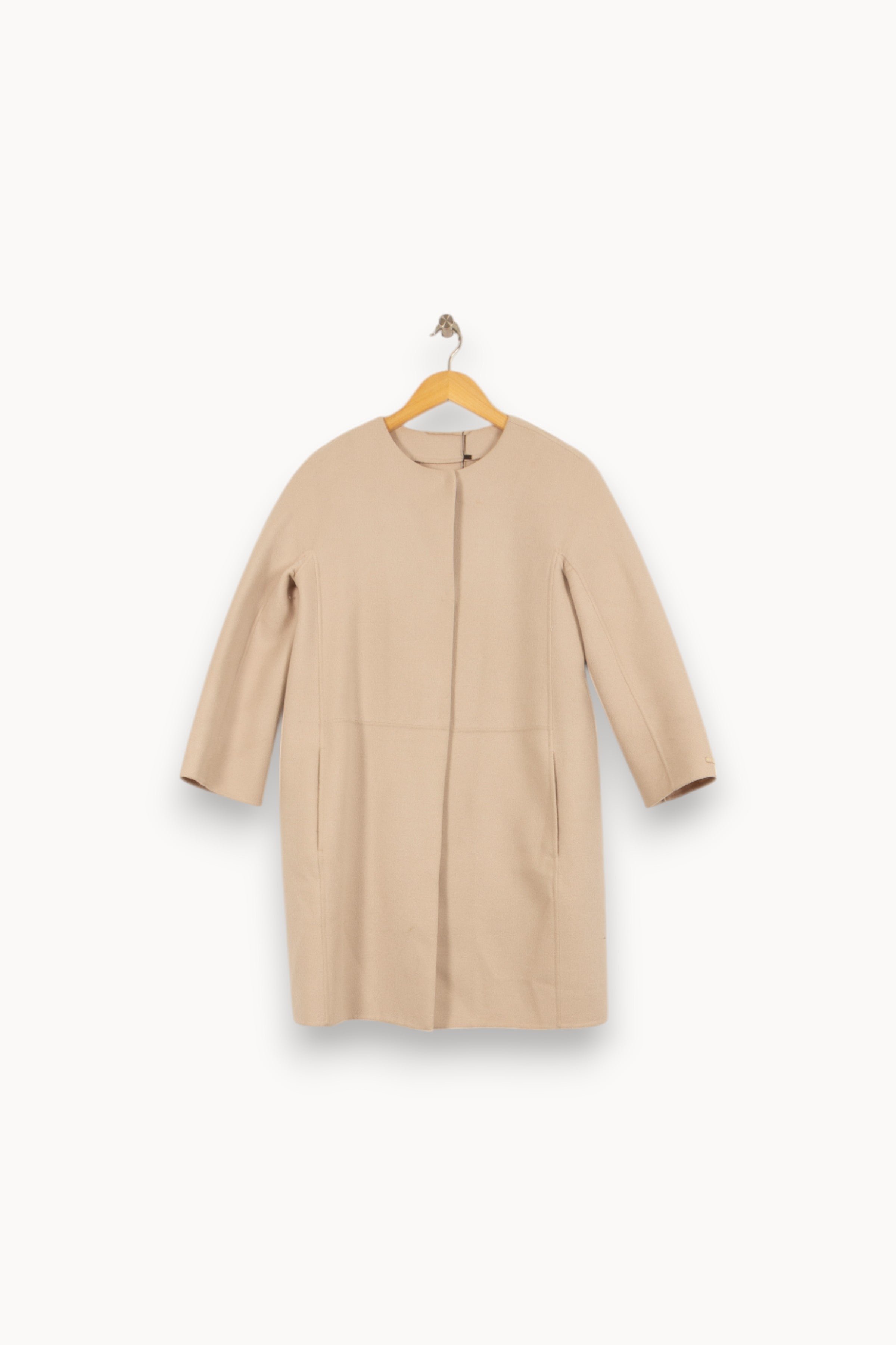 Long coat MAX MARA - Seconde Main Beige