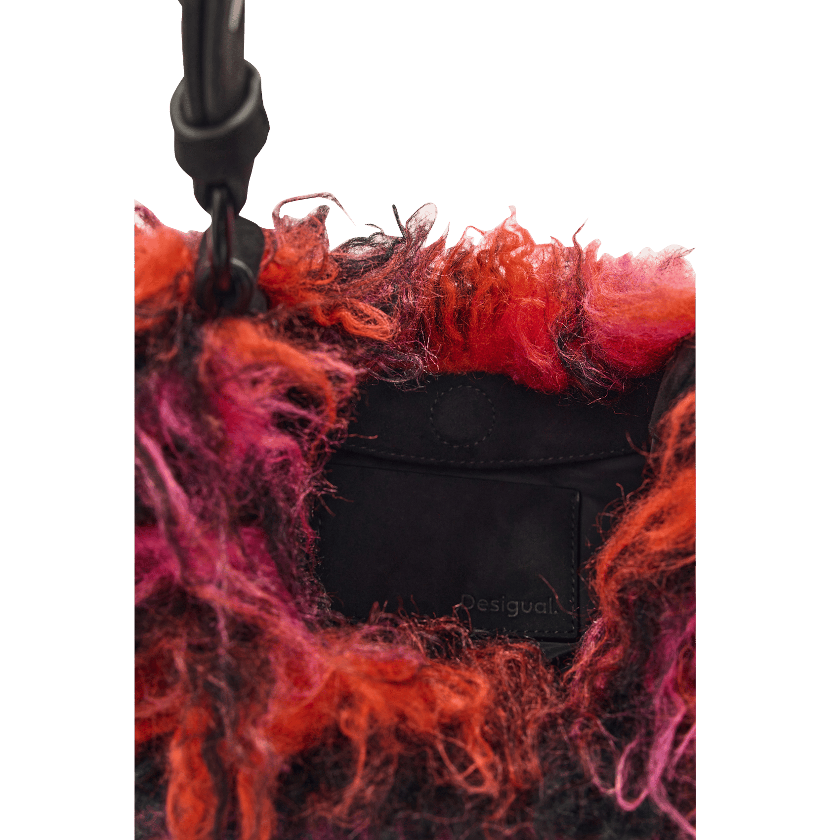 Sac effet fourrure imprimé DESIGUAL Multicolore