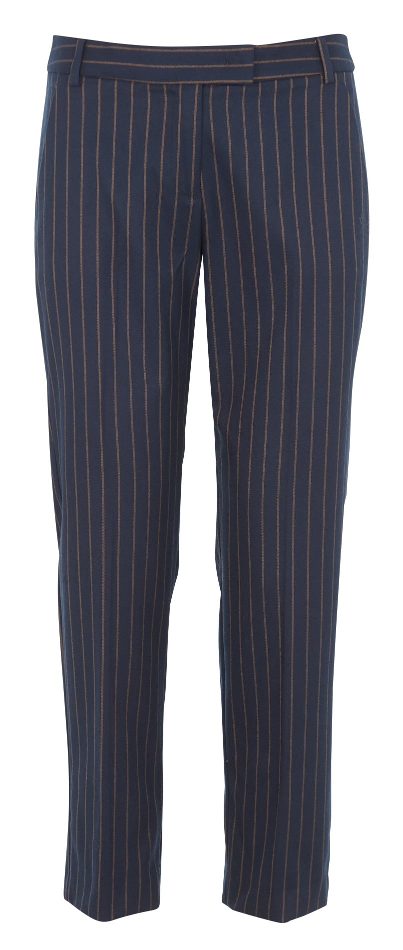 Pantalon carotte rayé en flanelle  MAX&Co. Multicolore