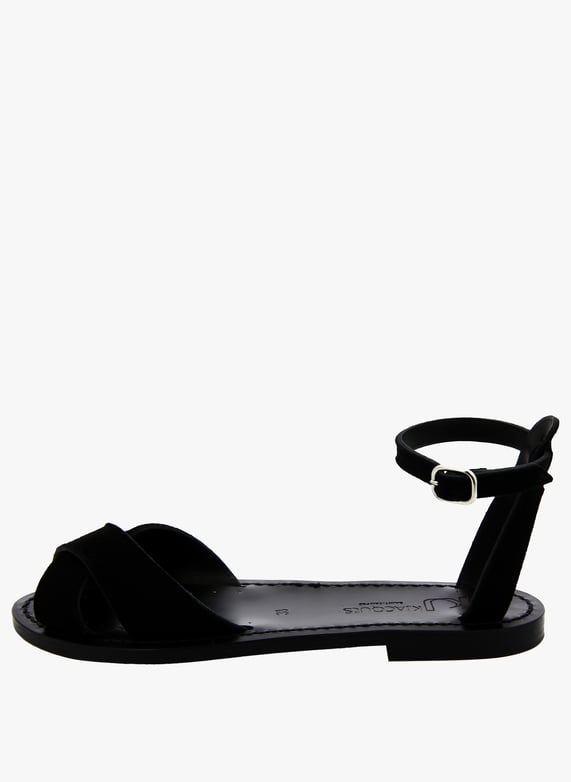 Sandales ouvertes plates shop