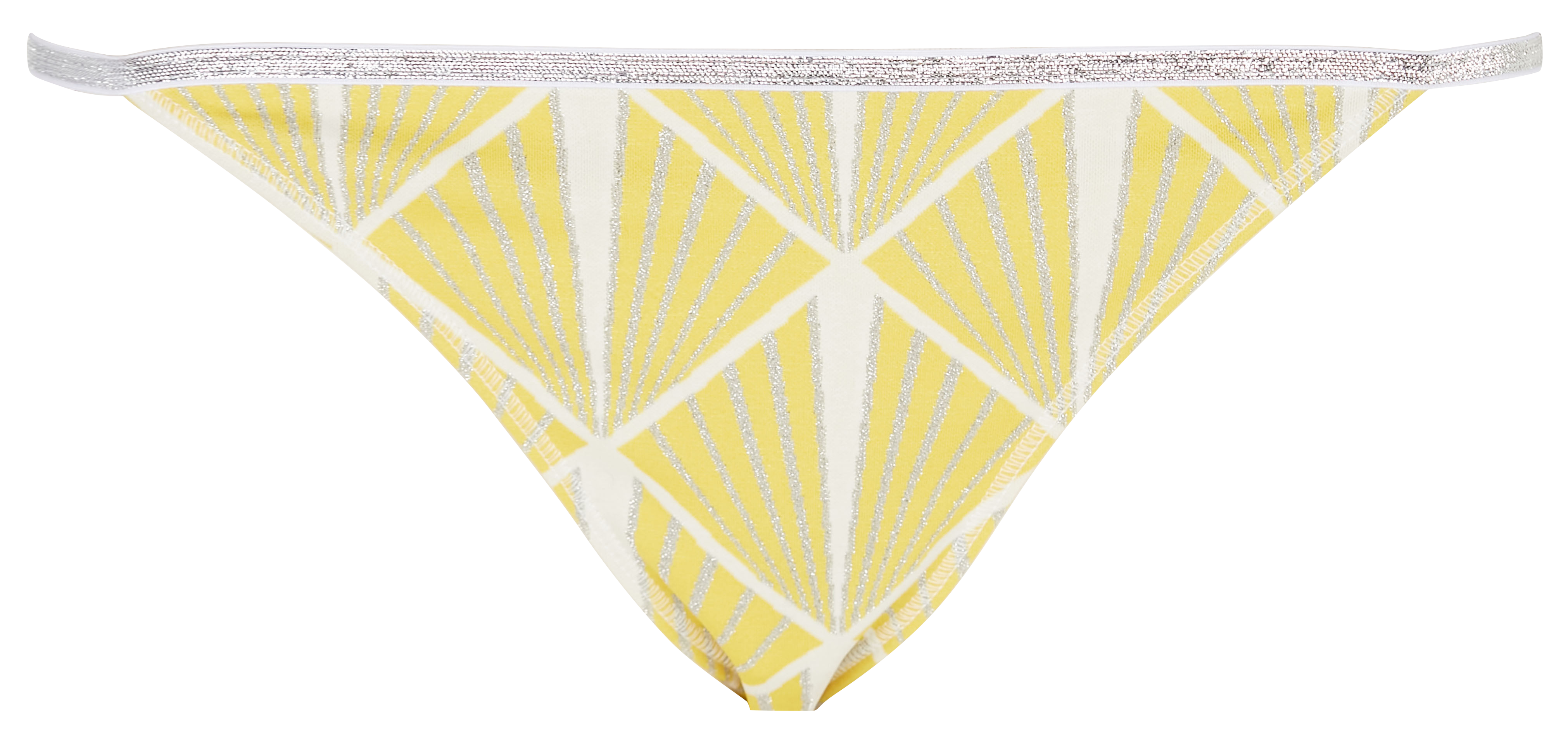 Bas de maillot imprimé LA NOUVELLE Jaune