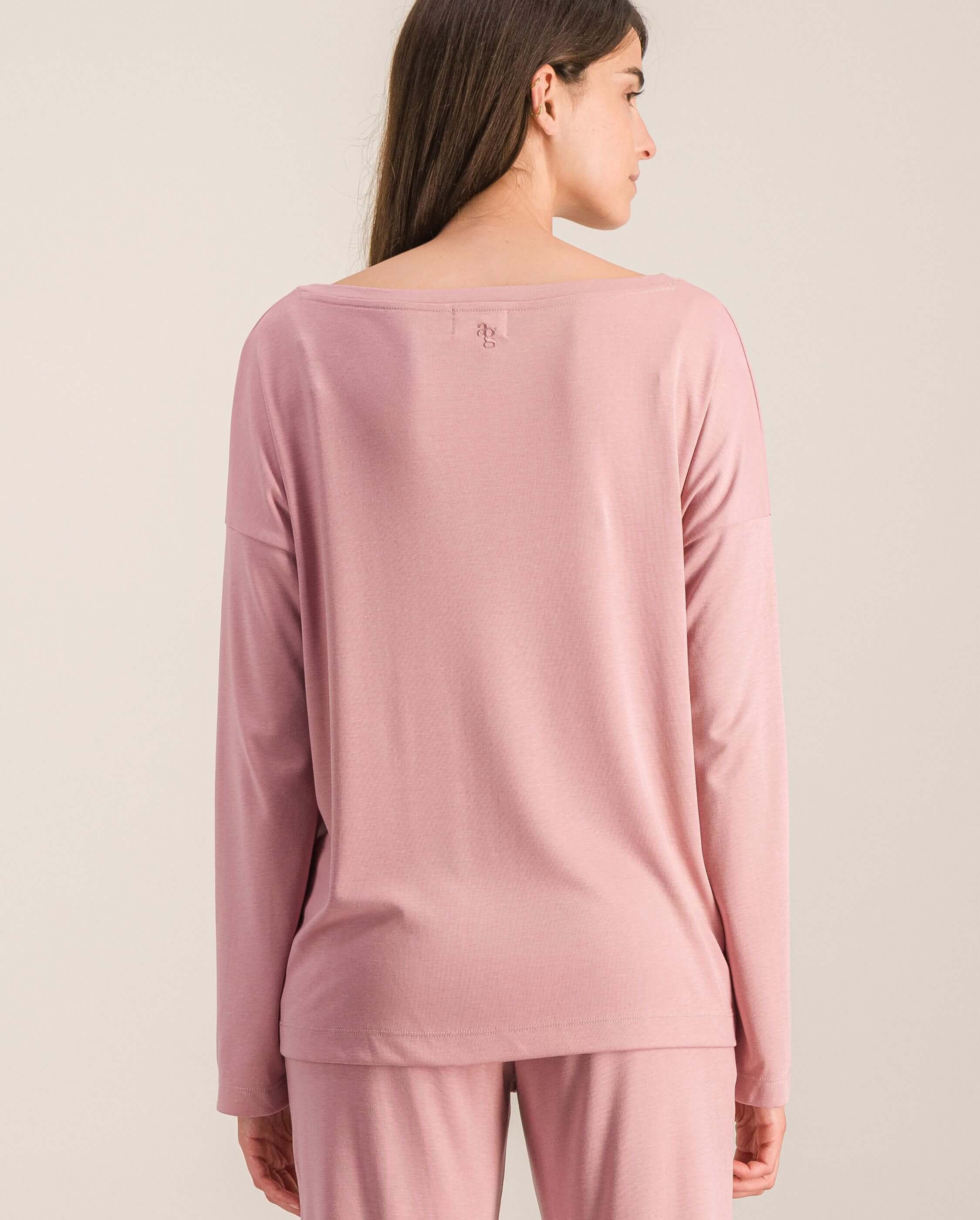 Women's pajama top, old rose ANGARDE Pink