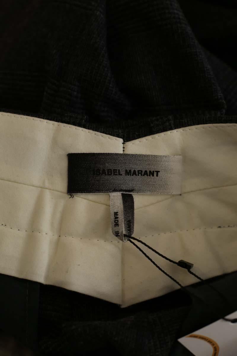 Alpha slim wool trousers ISABEL MARANT - Seconde Main Black