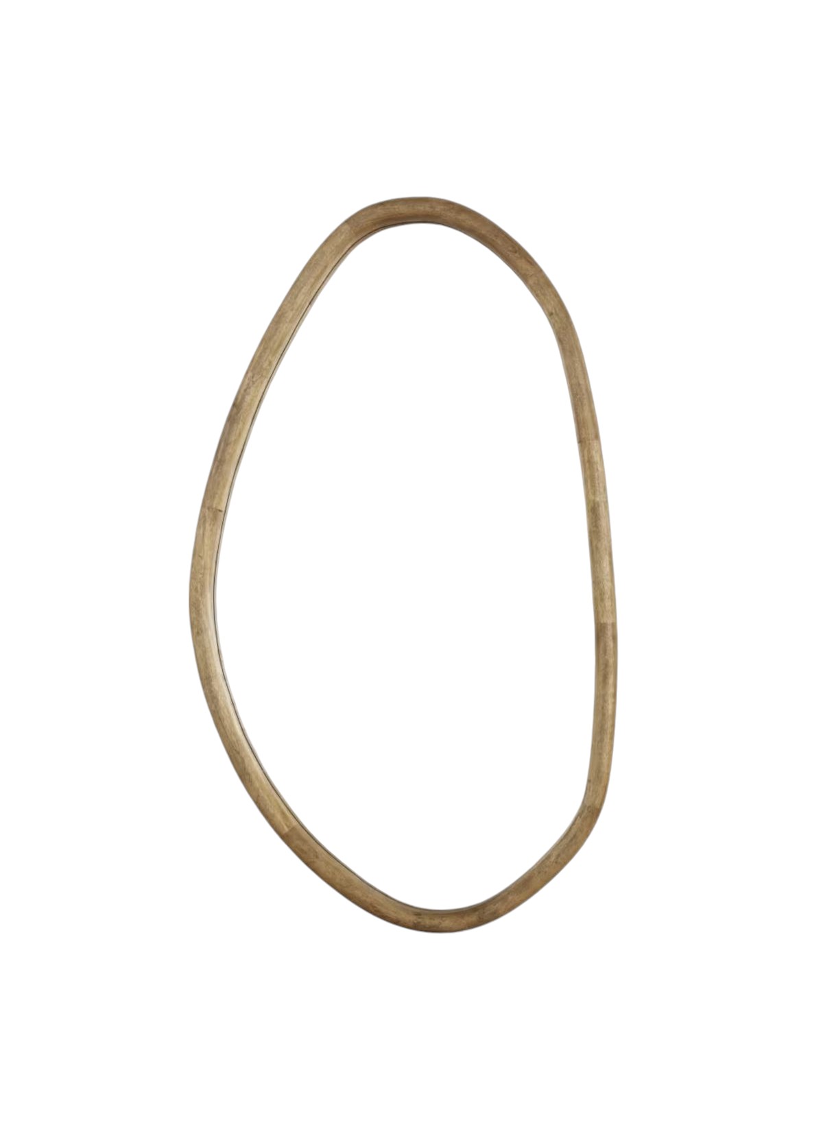 Asymmetrical wall mirror in MDF FACTORY Beige