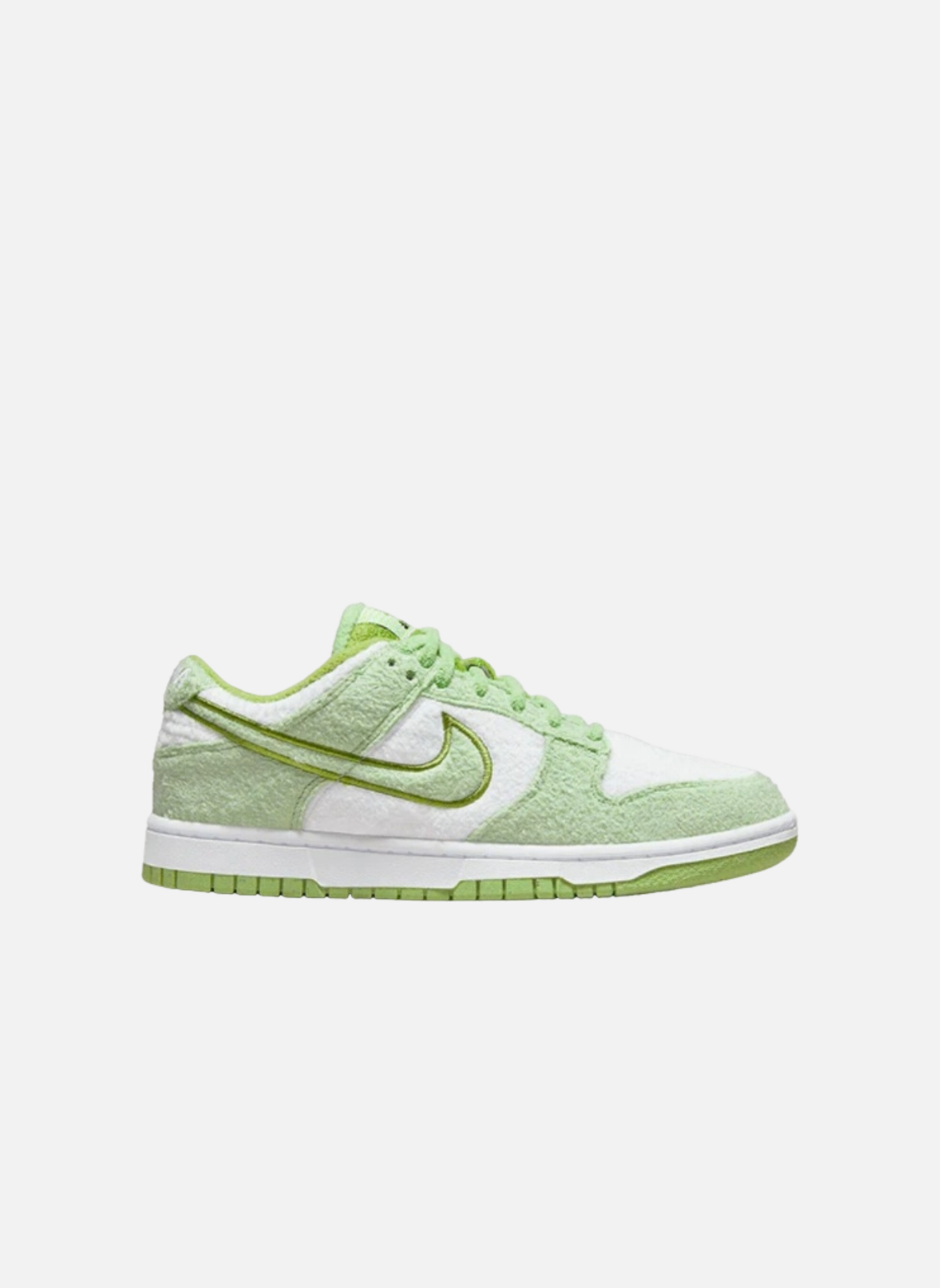 Leather low-top sneakers NIKE Green