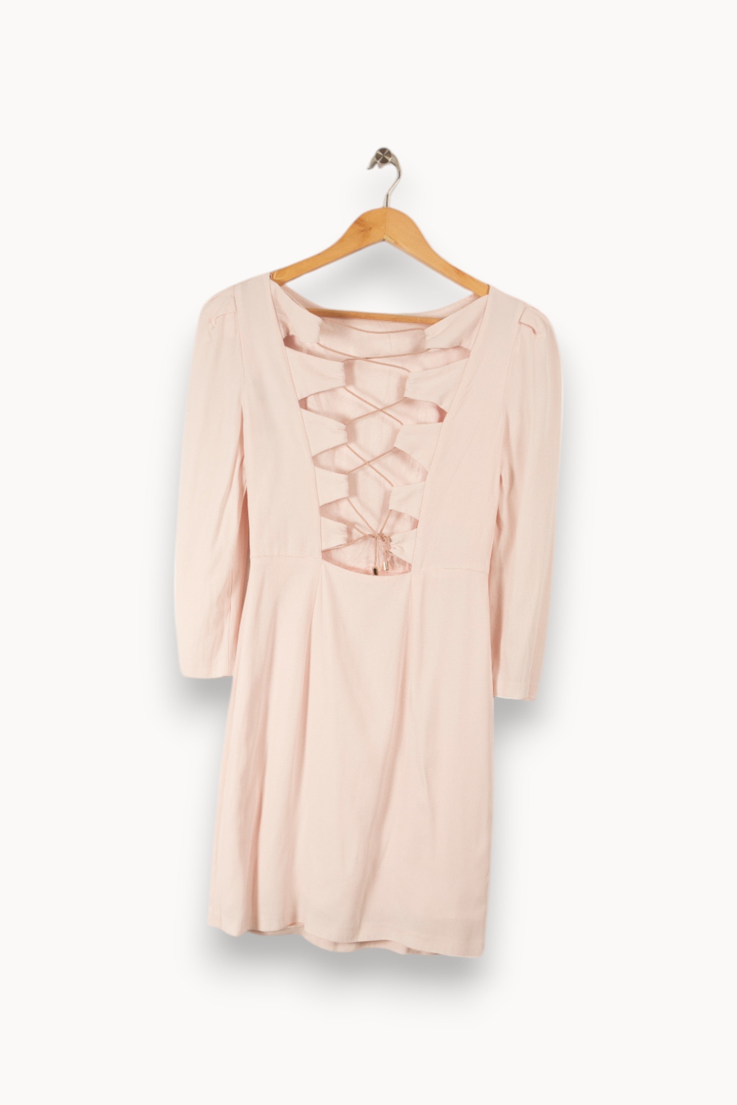 Midi dress TARA JARMON - Seconde Main Pink