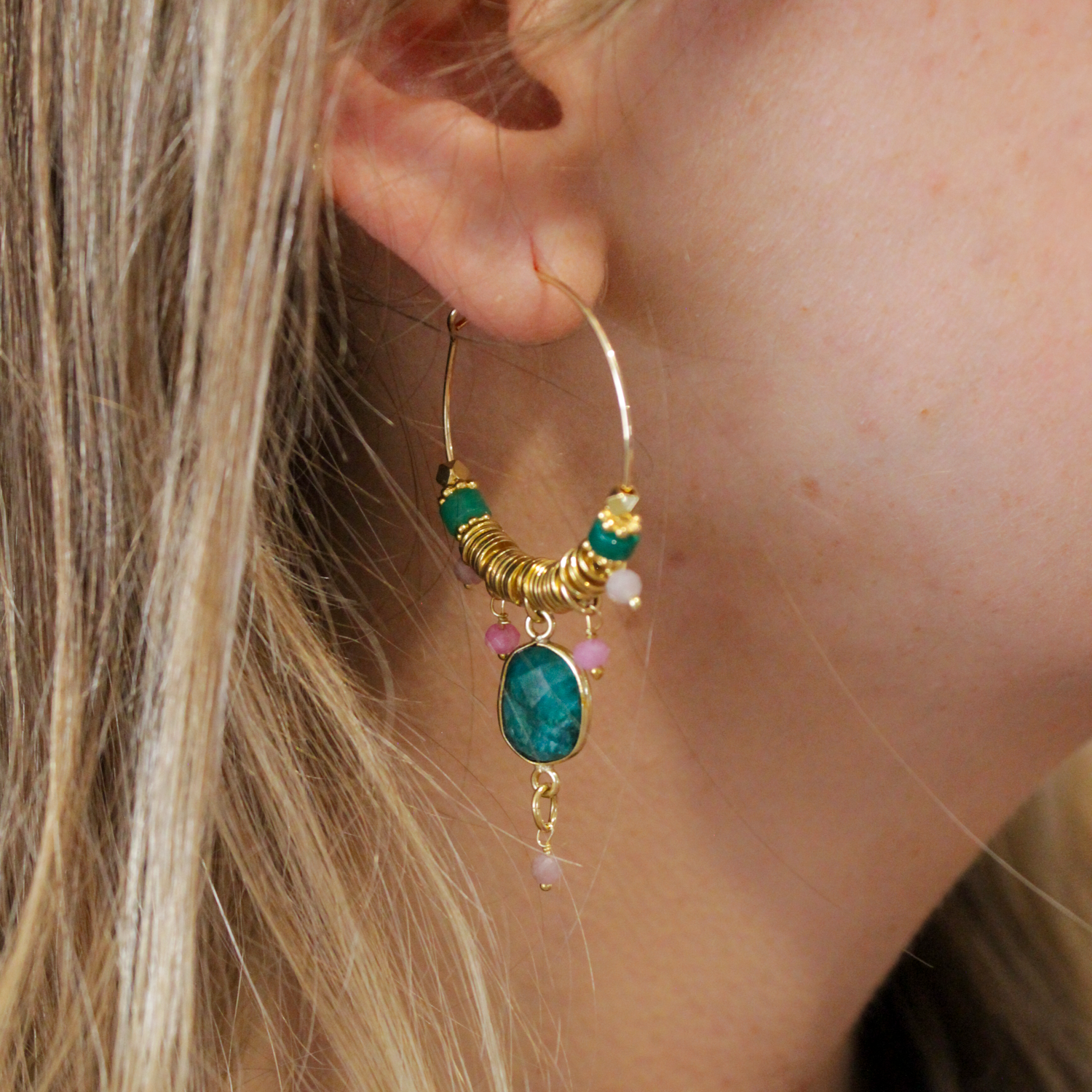 Bracelet crunchs - Christelle L'ATELIER DES DAMES Golden