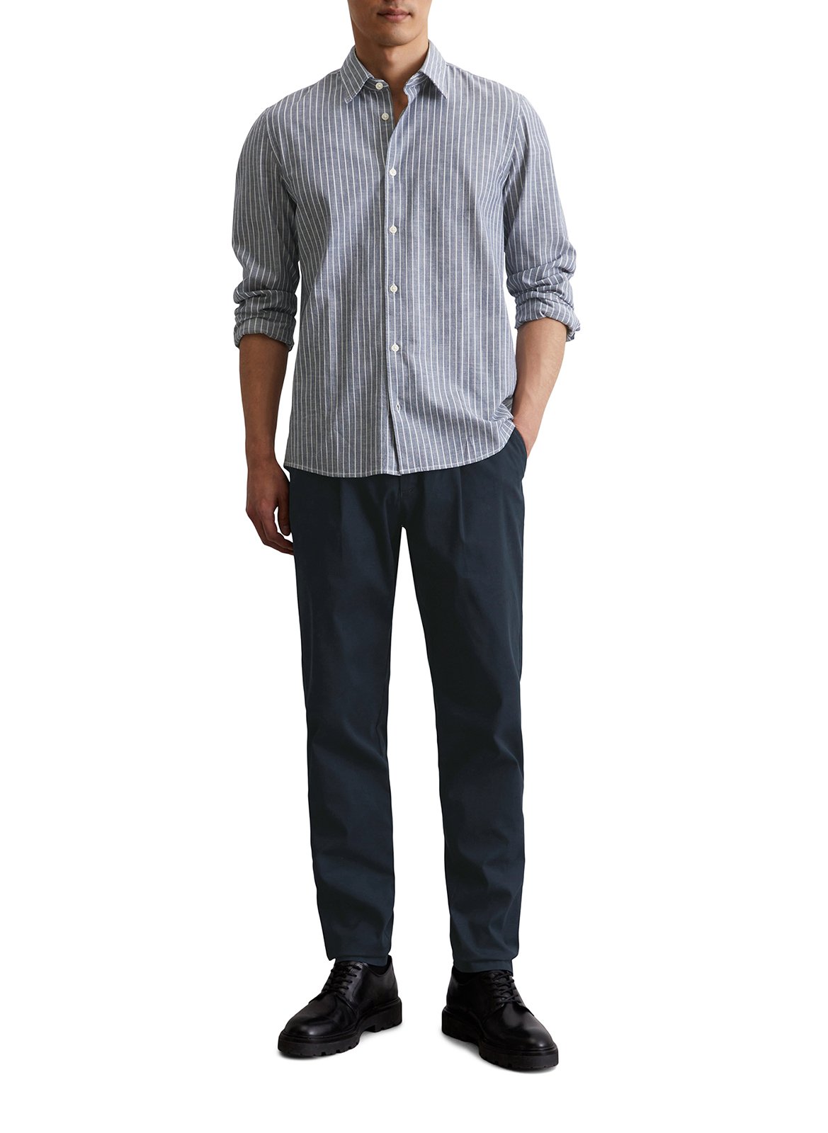 Chemise col classique en coton MARC O'POLO Multicolore