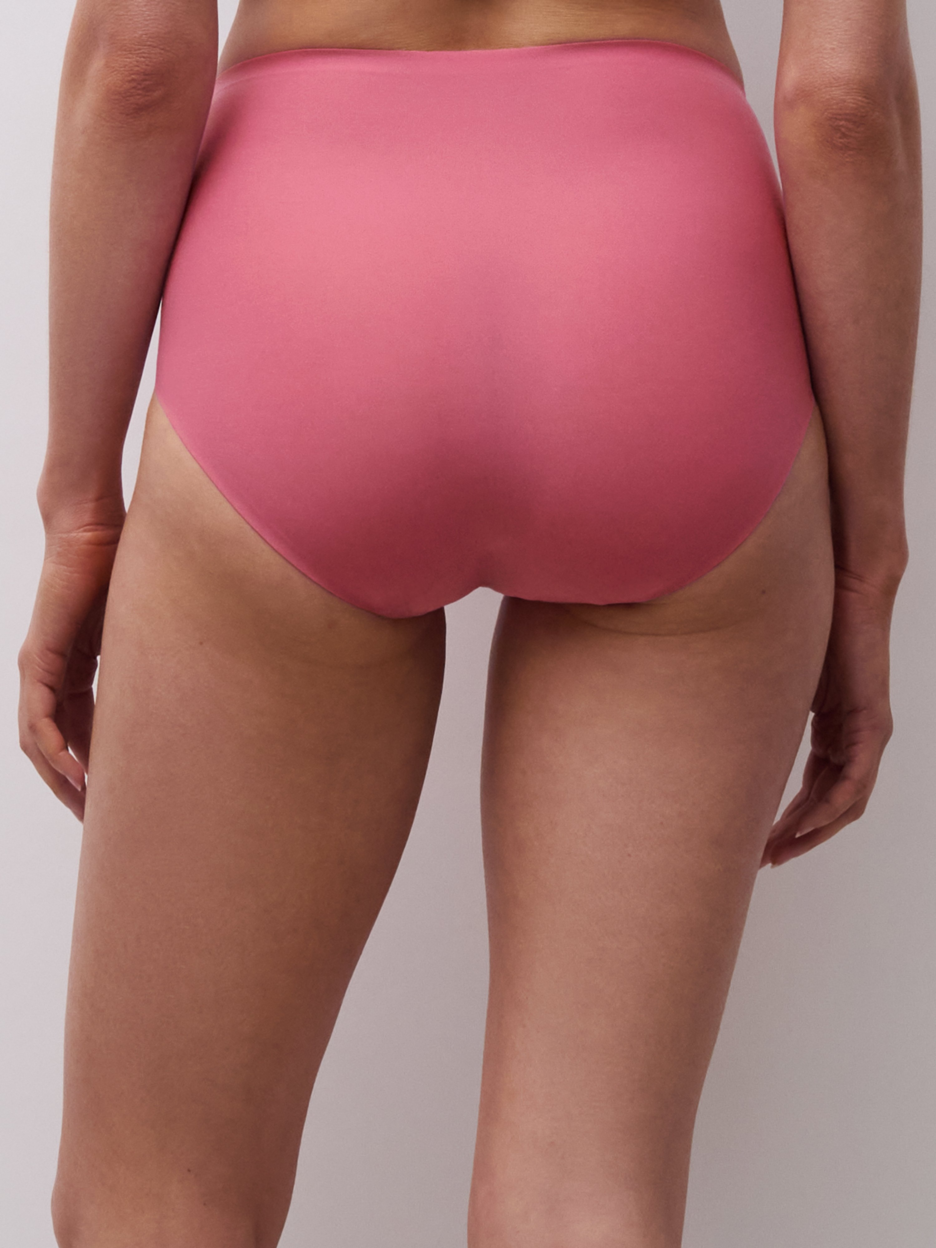 High-waisted lace panties CHANTELLE Pink