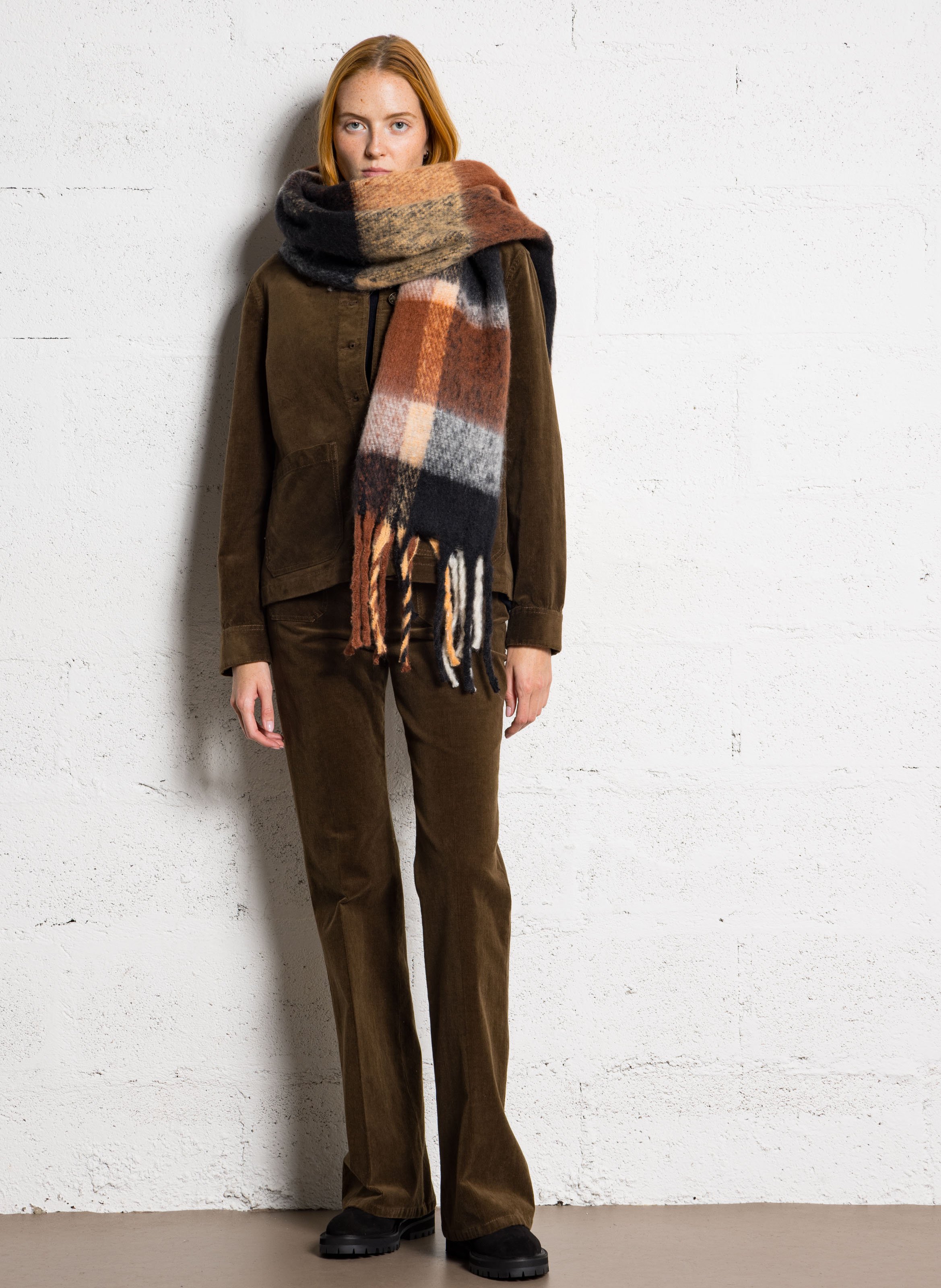 Cotton-blend bucket hat BENSIMON Brown