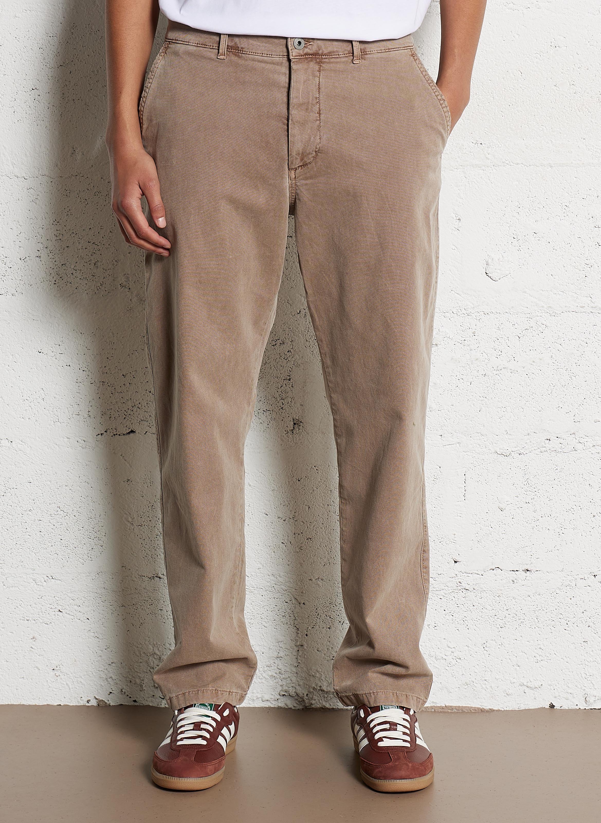 Cotton-blend bucket hat PEPE JEANS Beige