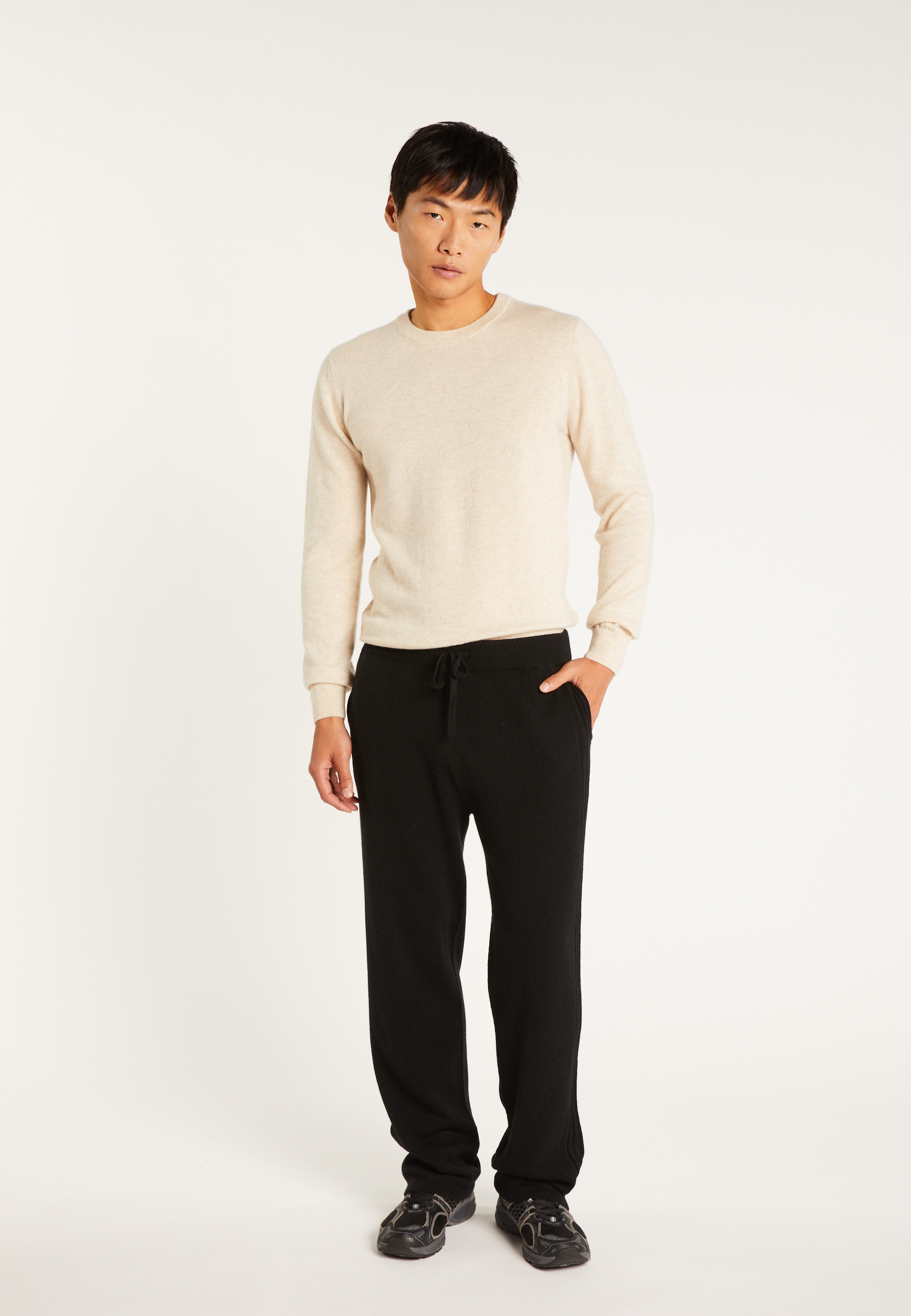 Cashmere pants MAISON MONTAGUT Black