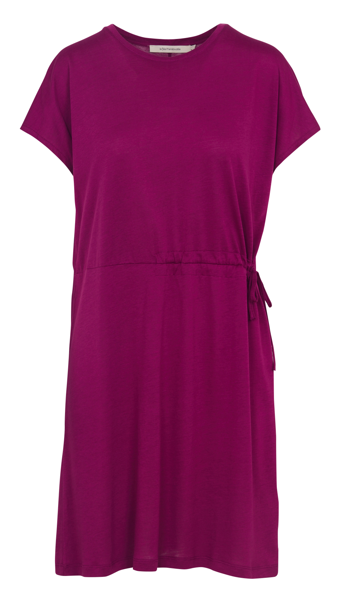Robe tee-shirt col rond LA FEE MARABOUTEE Violet