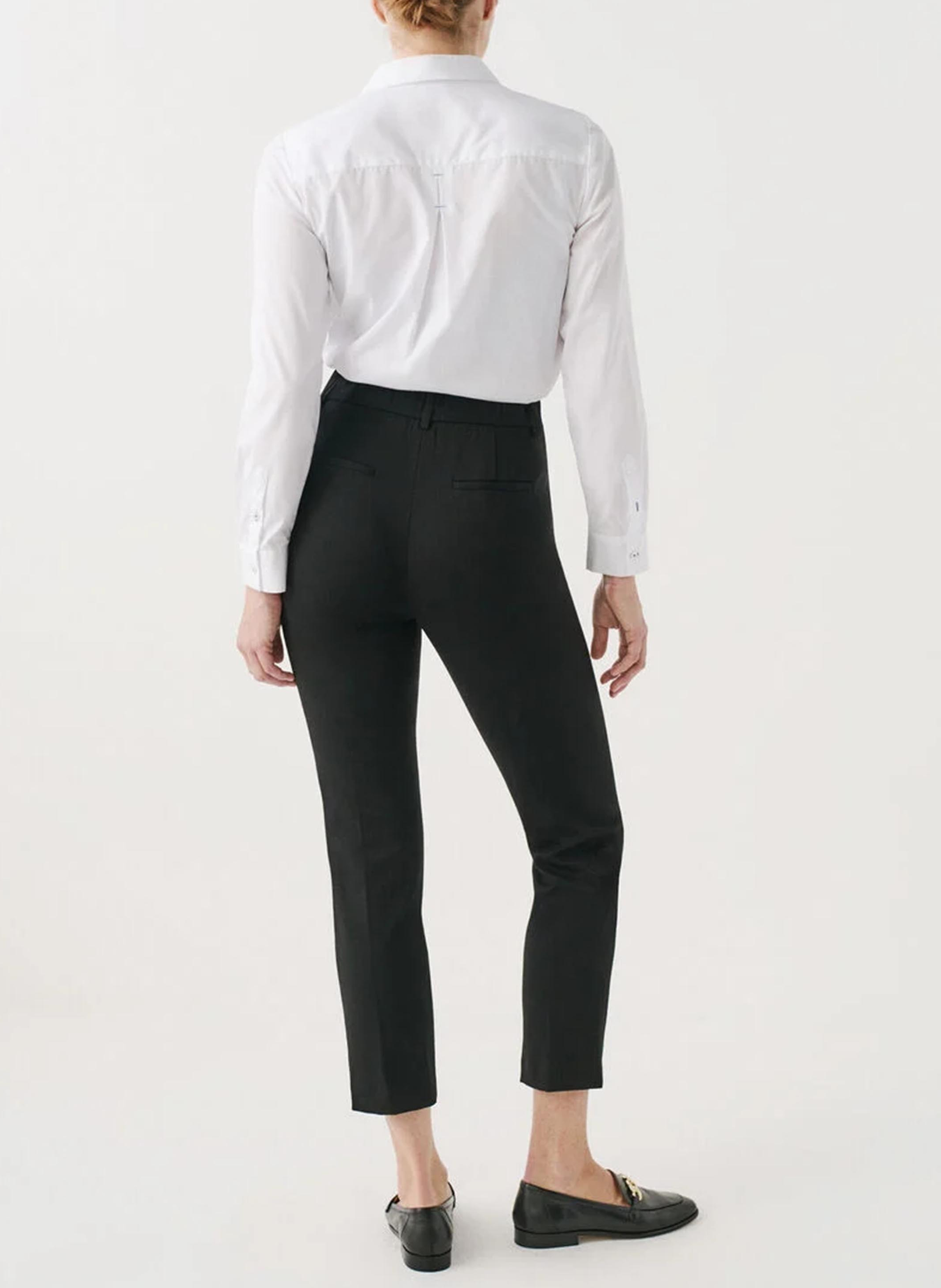 High-waisted slim-fit pants CAROLL Black