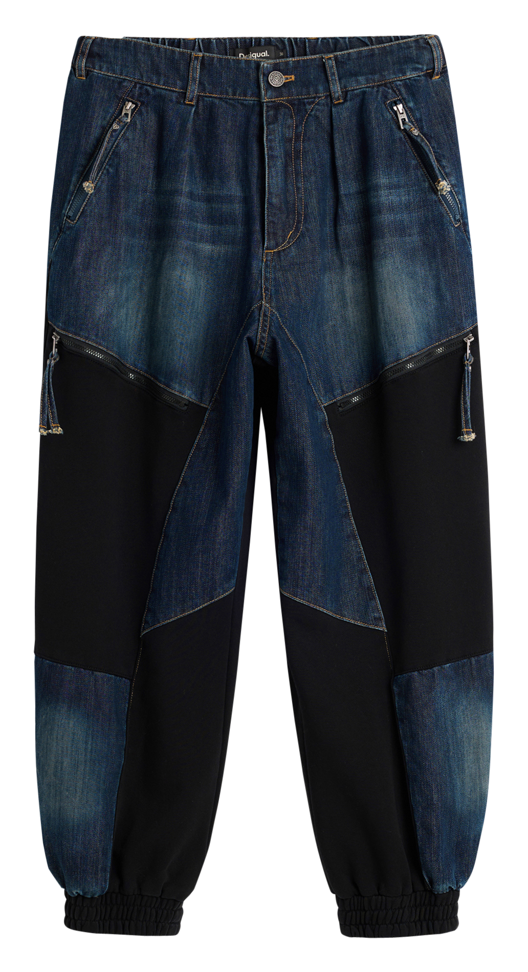 Wijde jeans DESIGUAL Blauw