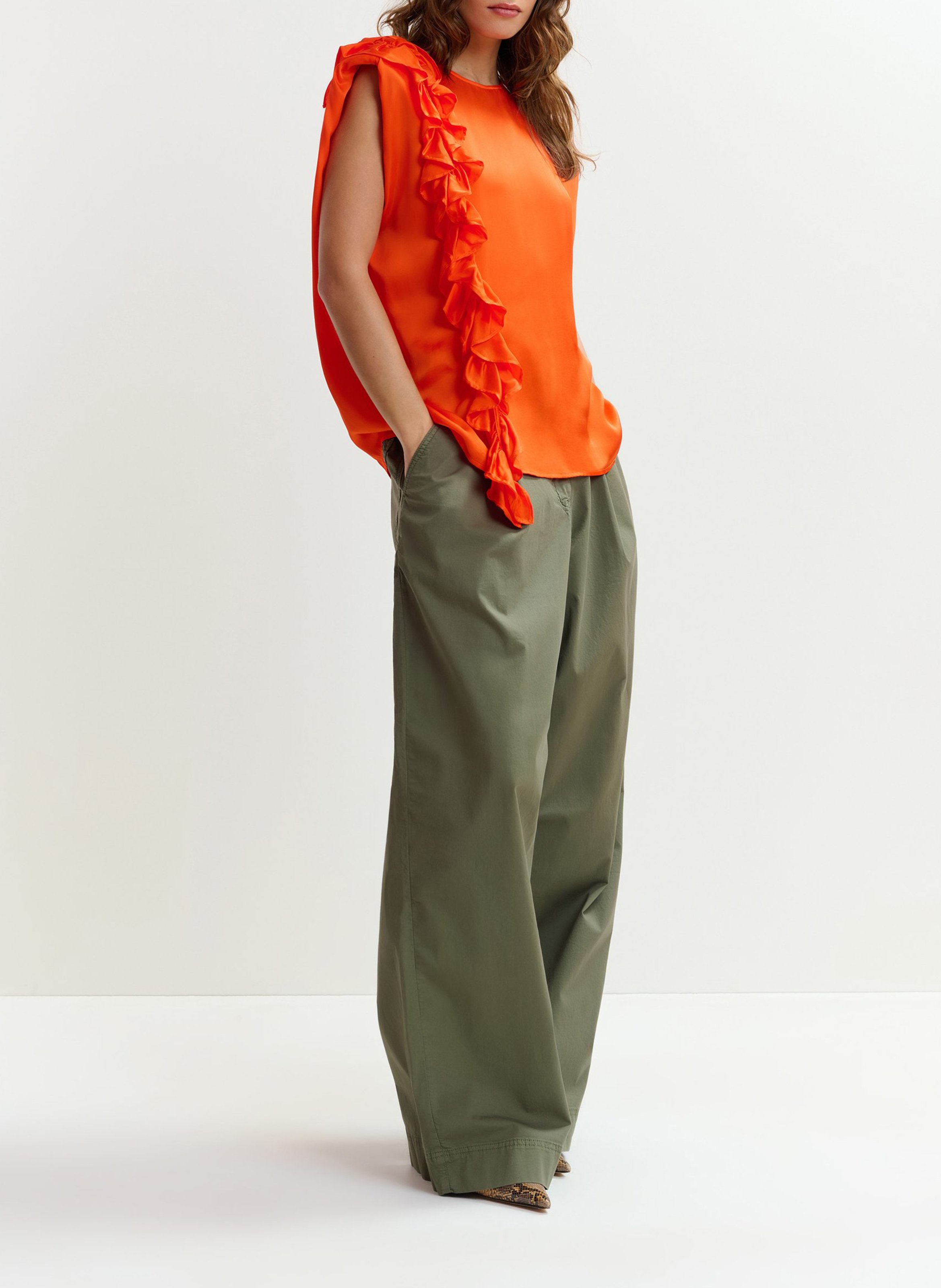 Top col rond  ESSENTIEL ANTWERP Orange