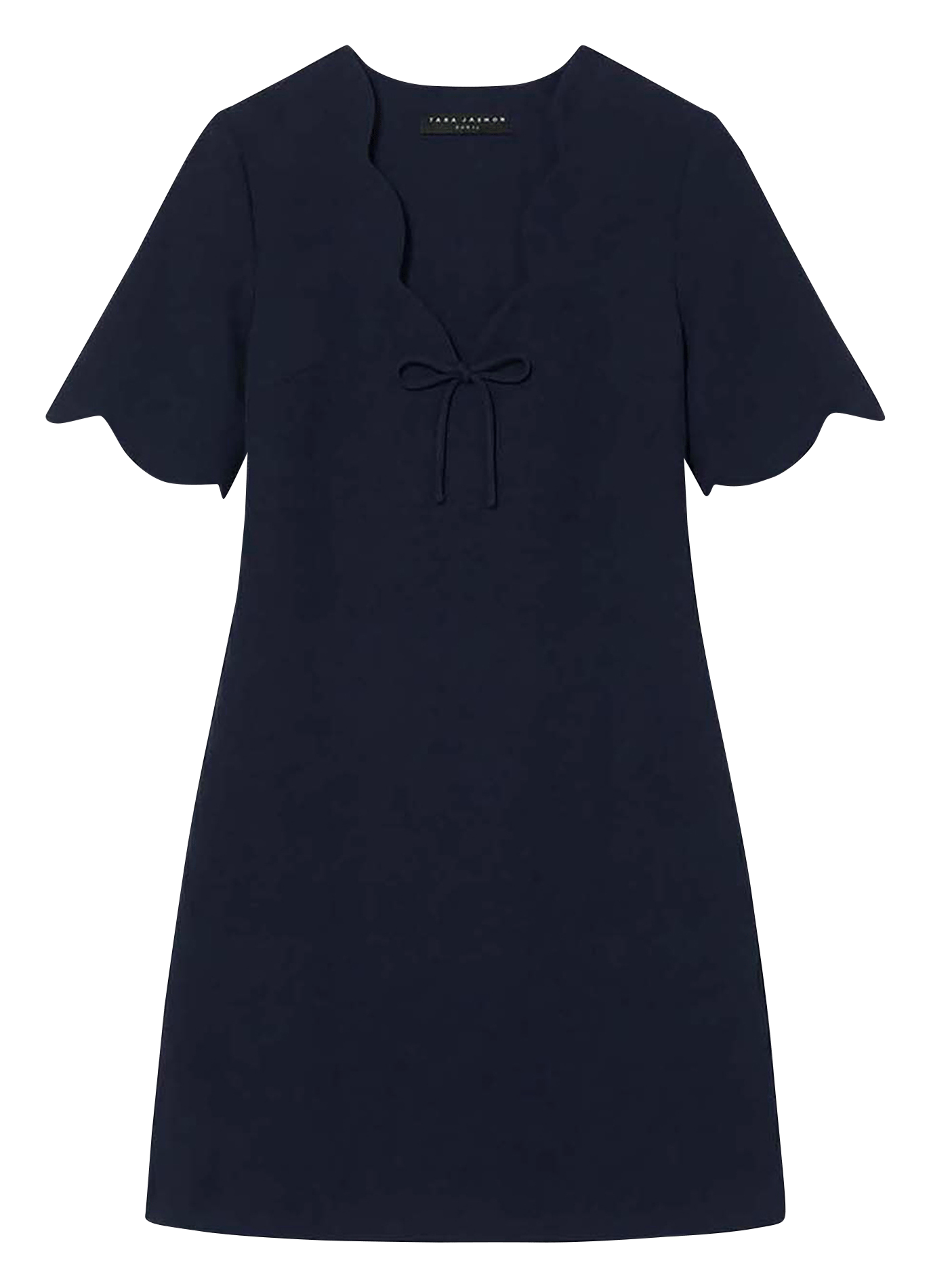 Robe courte droite manches courtes TARA JARMON Bleu