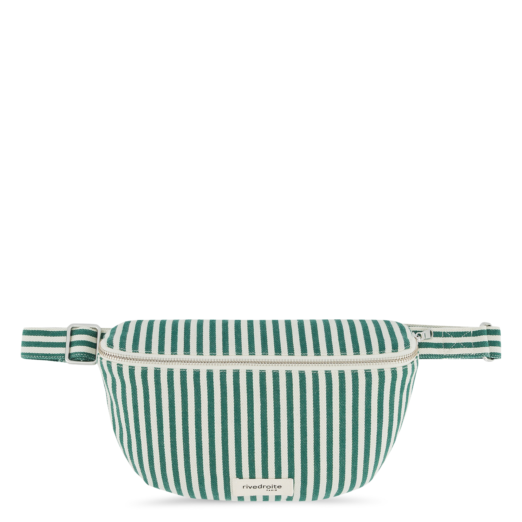 Zipped recycled cotton waist bag RIVEDROITE PARIS
