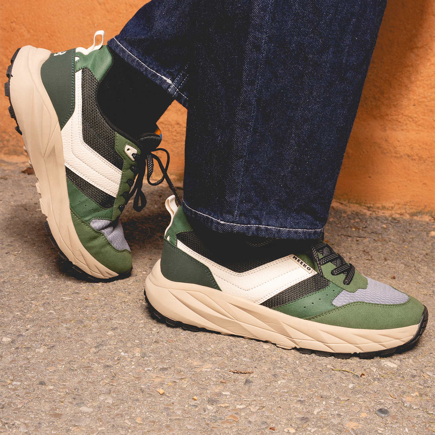 Baskets techniques et durables MEEKO Vert