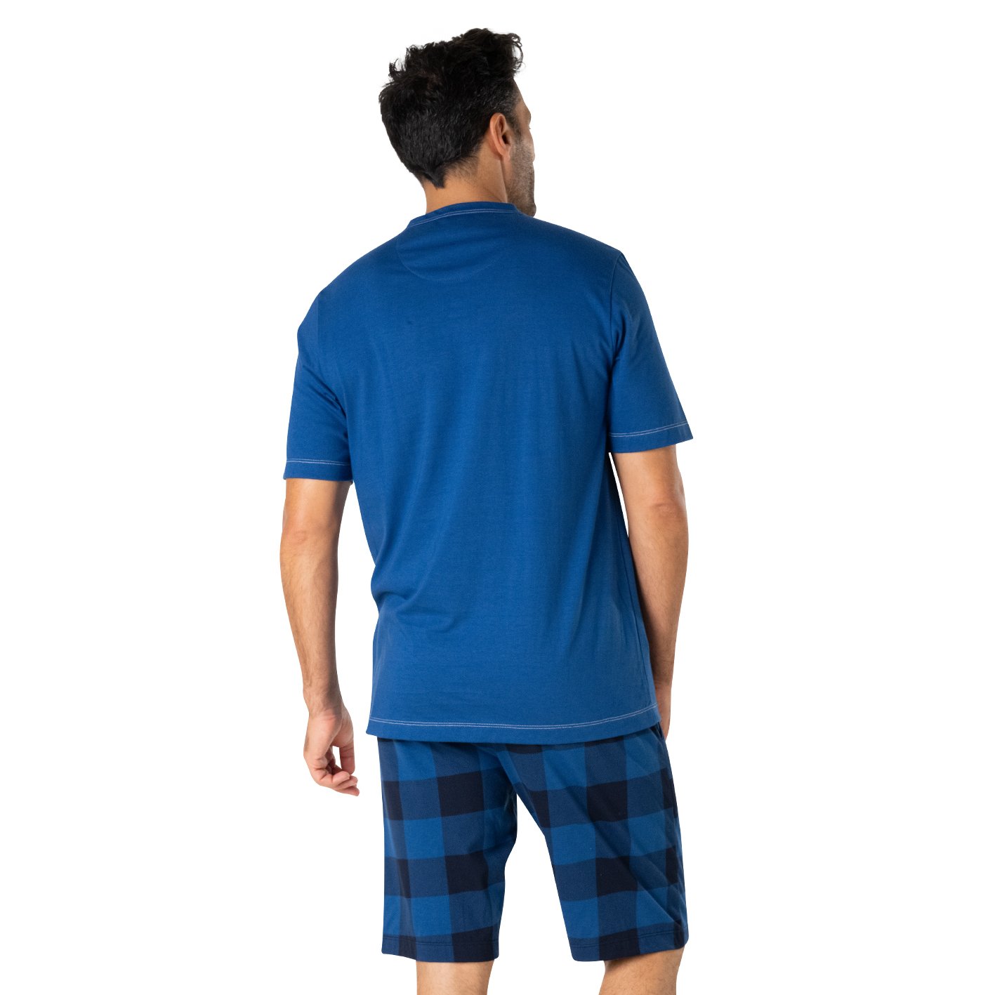 Short T-neck pajamas EMINENCE Blue