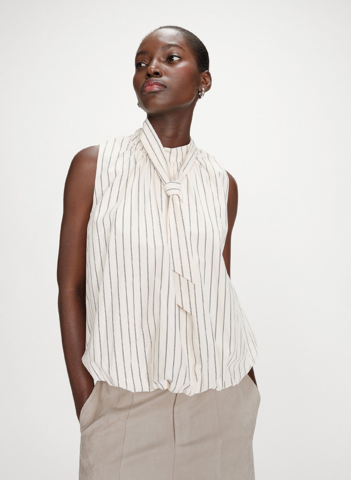 Top à rayures GRACE ET MILA Jaune