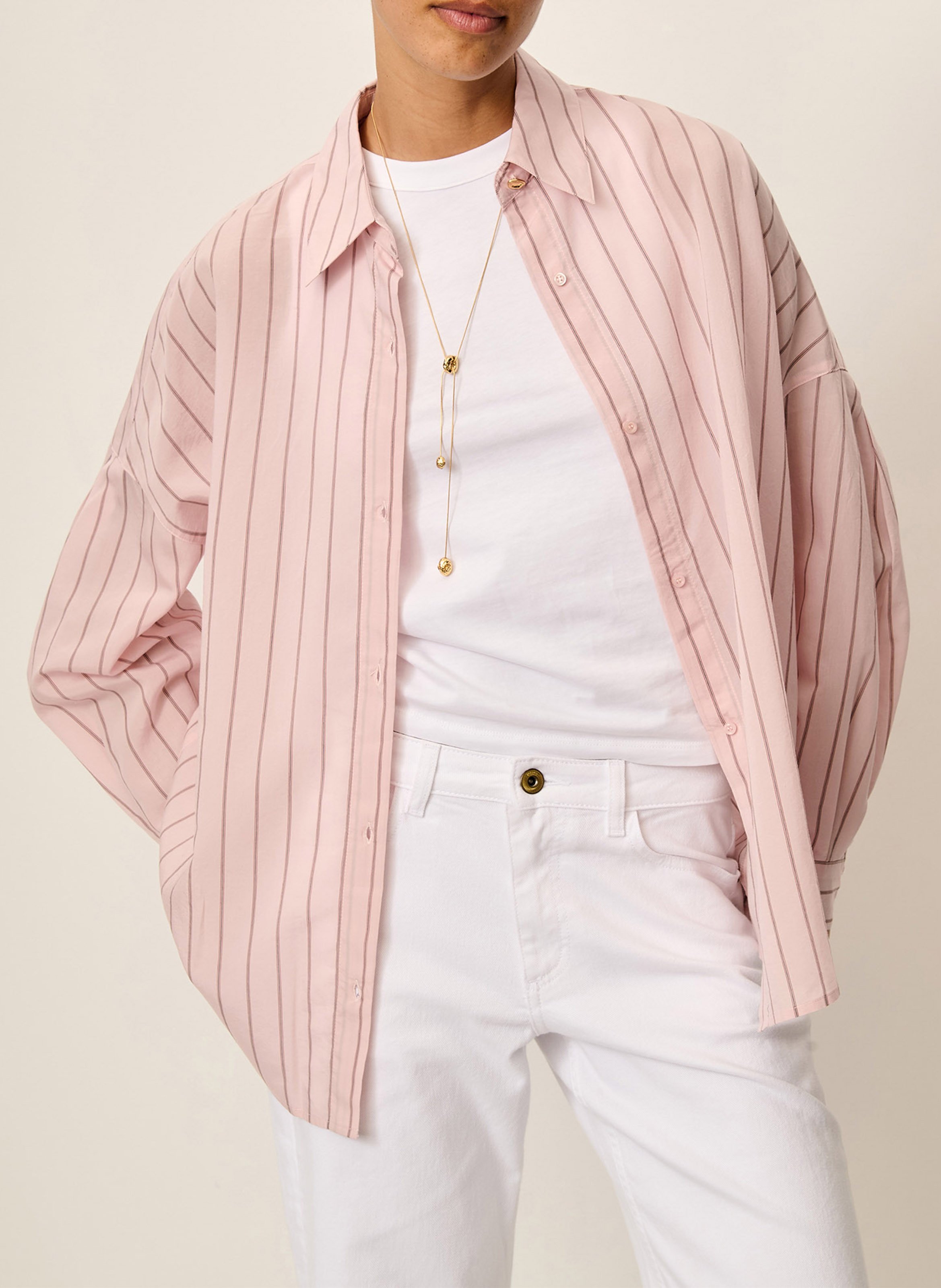 Chemise col classique  SESSUN Rose