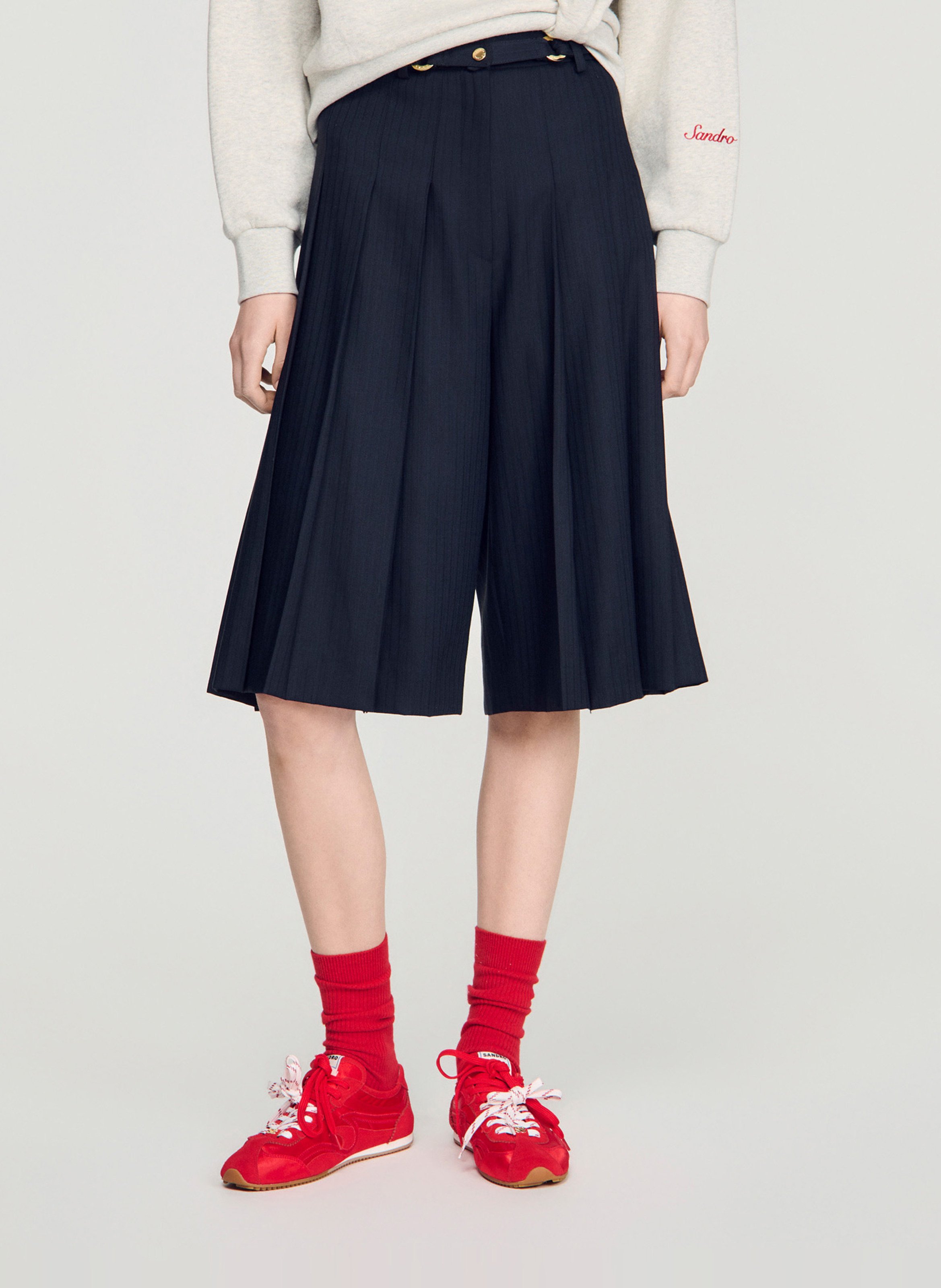 Wollshorts SANDRO Blau