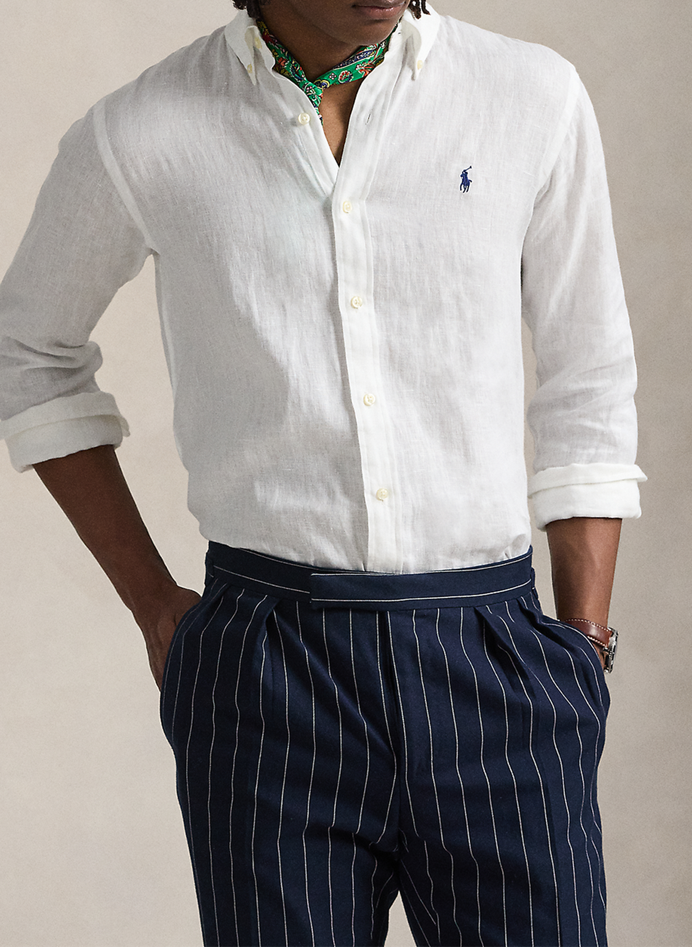 Regular-Fit-Hemd - Leinen POLO RALPH LAUREN