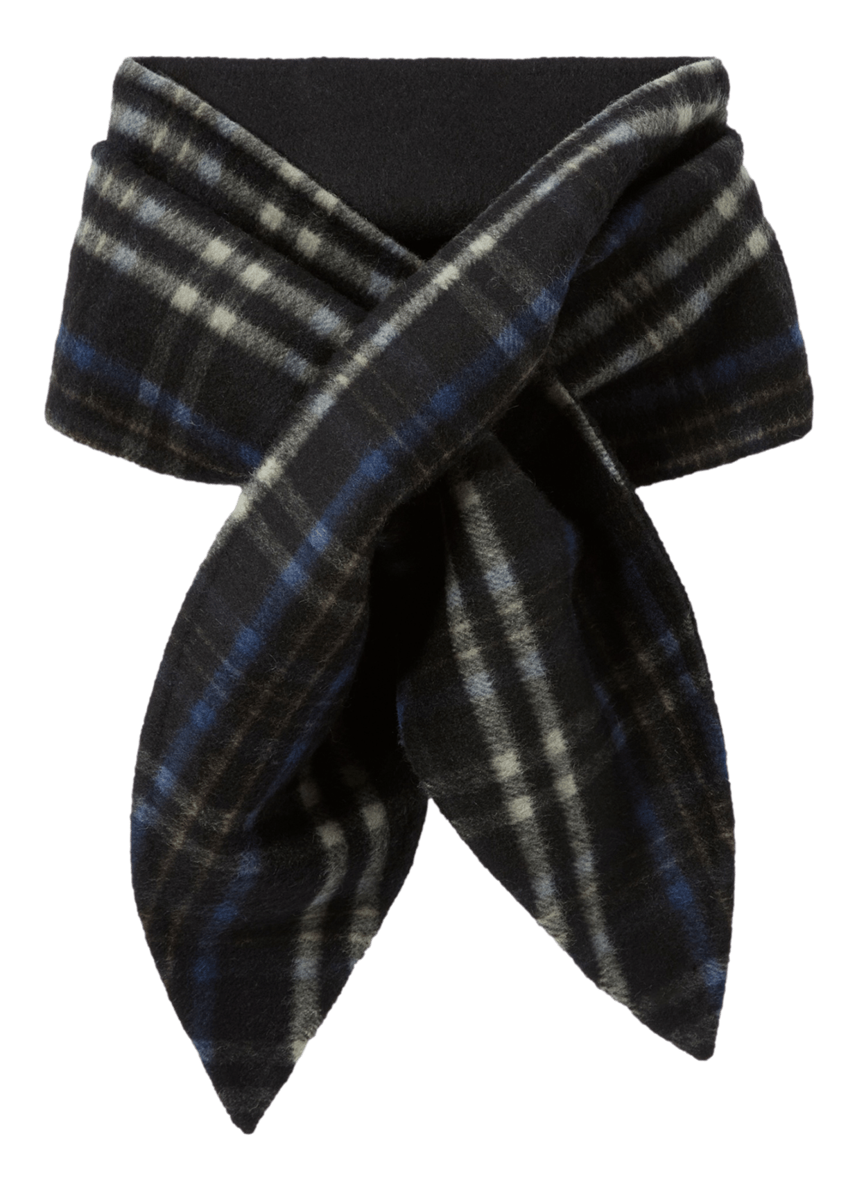 Checked alpaca wool scarf CLAUDIE PIERLOT Multicolored