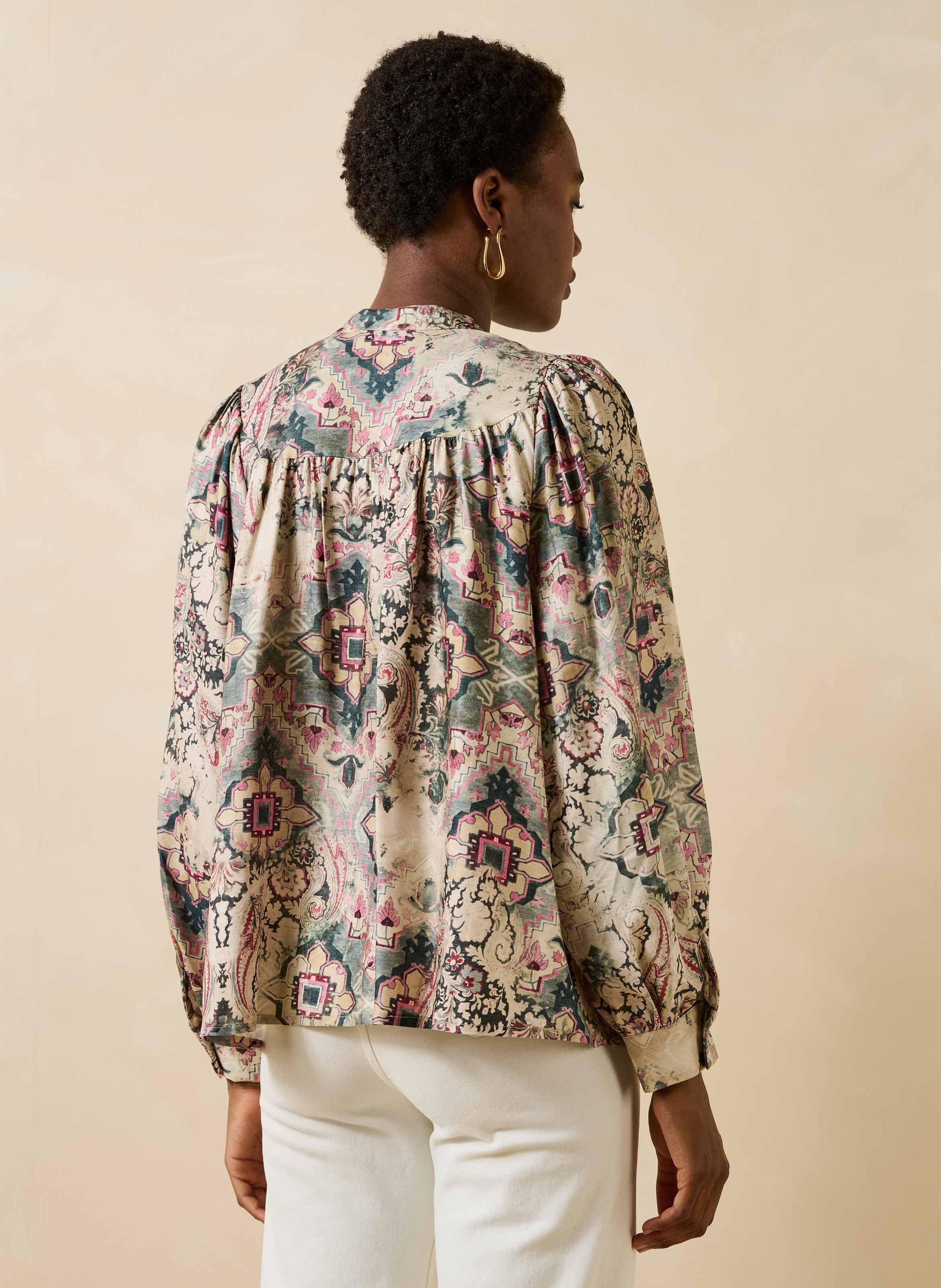Round-neck shirt LA FEE MARABOUTEE White