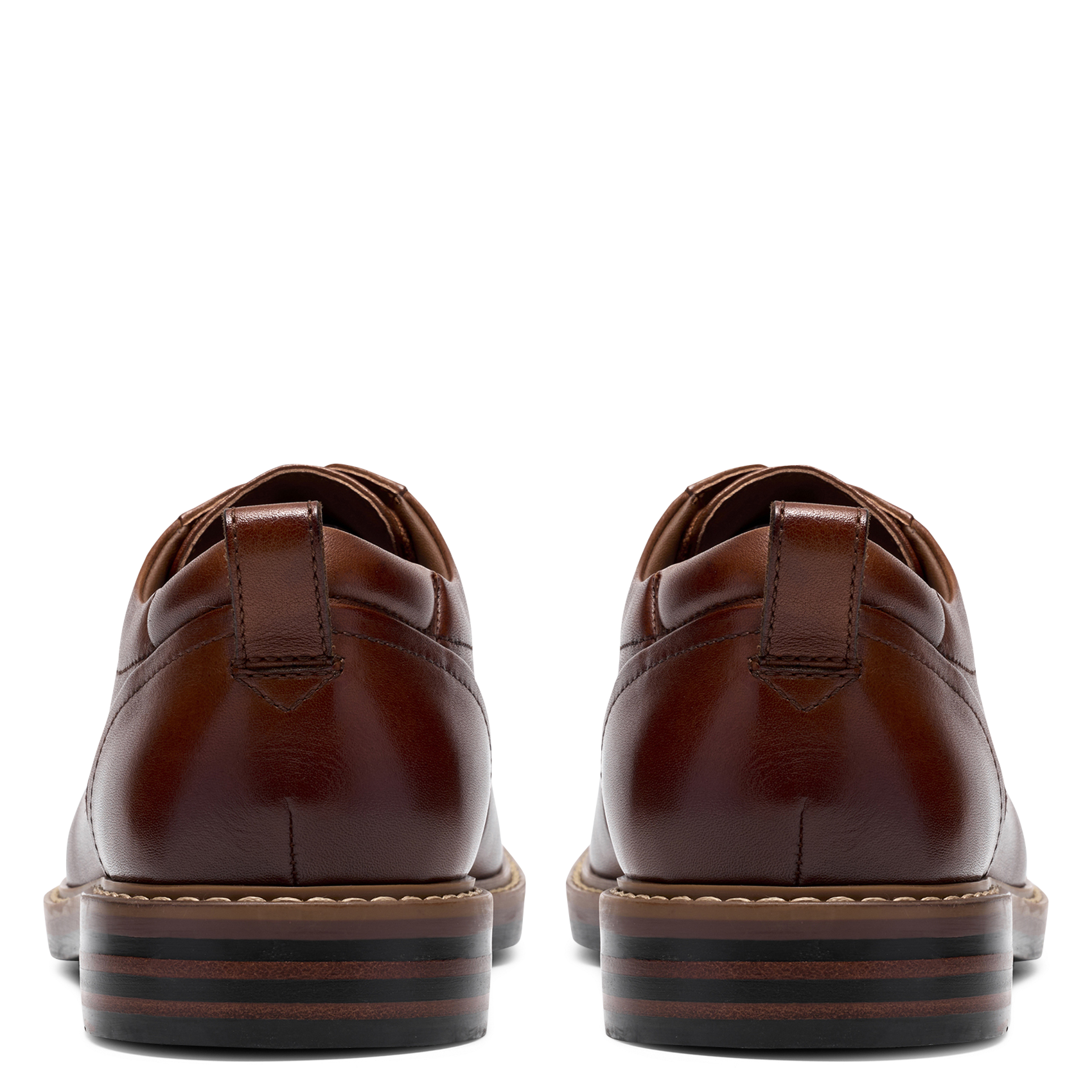 Derbies à lacets en cuir CLARKS Marron