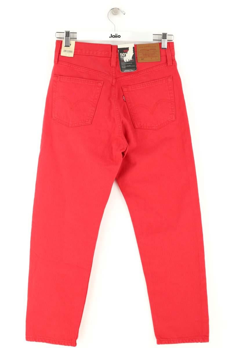 Jean droit 501 LEVI'S - Seconde main Rouge