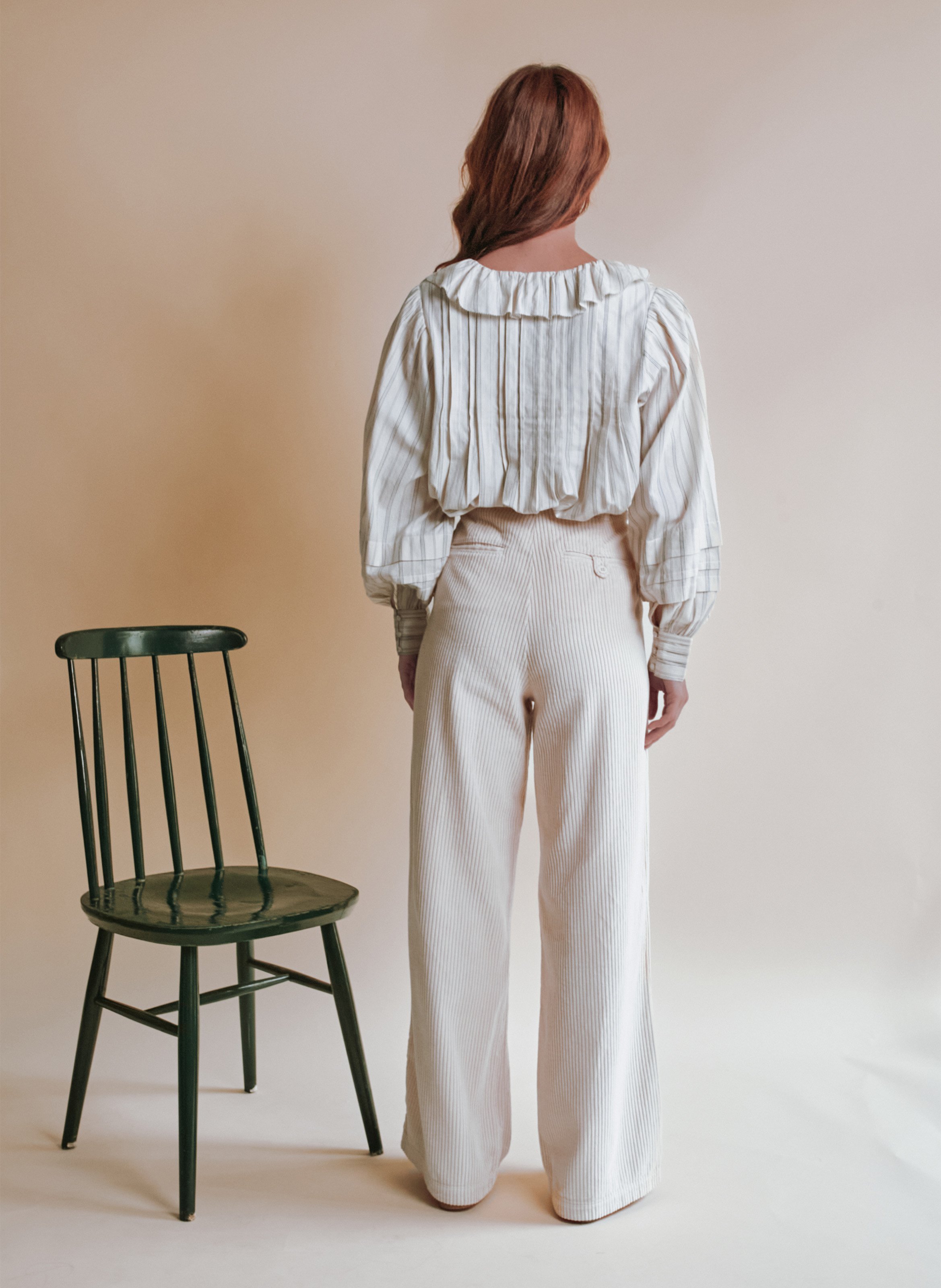 Loose-fitting cotton striped blouse EMILE ET IDA Multicolored