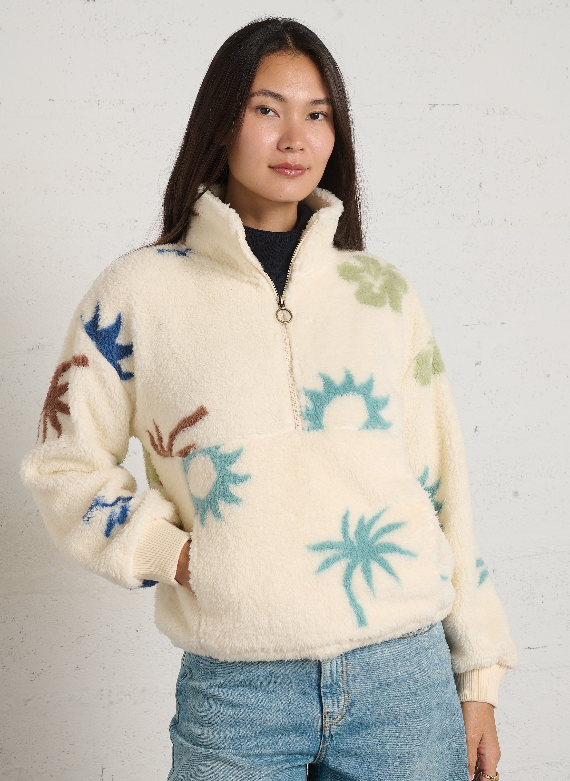 Sweatshirt mit Stehkragen BILLABONG Mehrfarbig