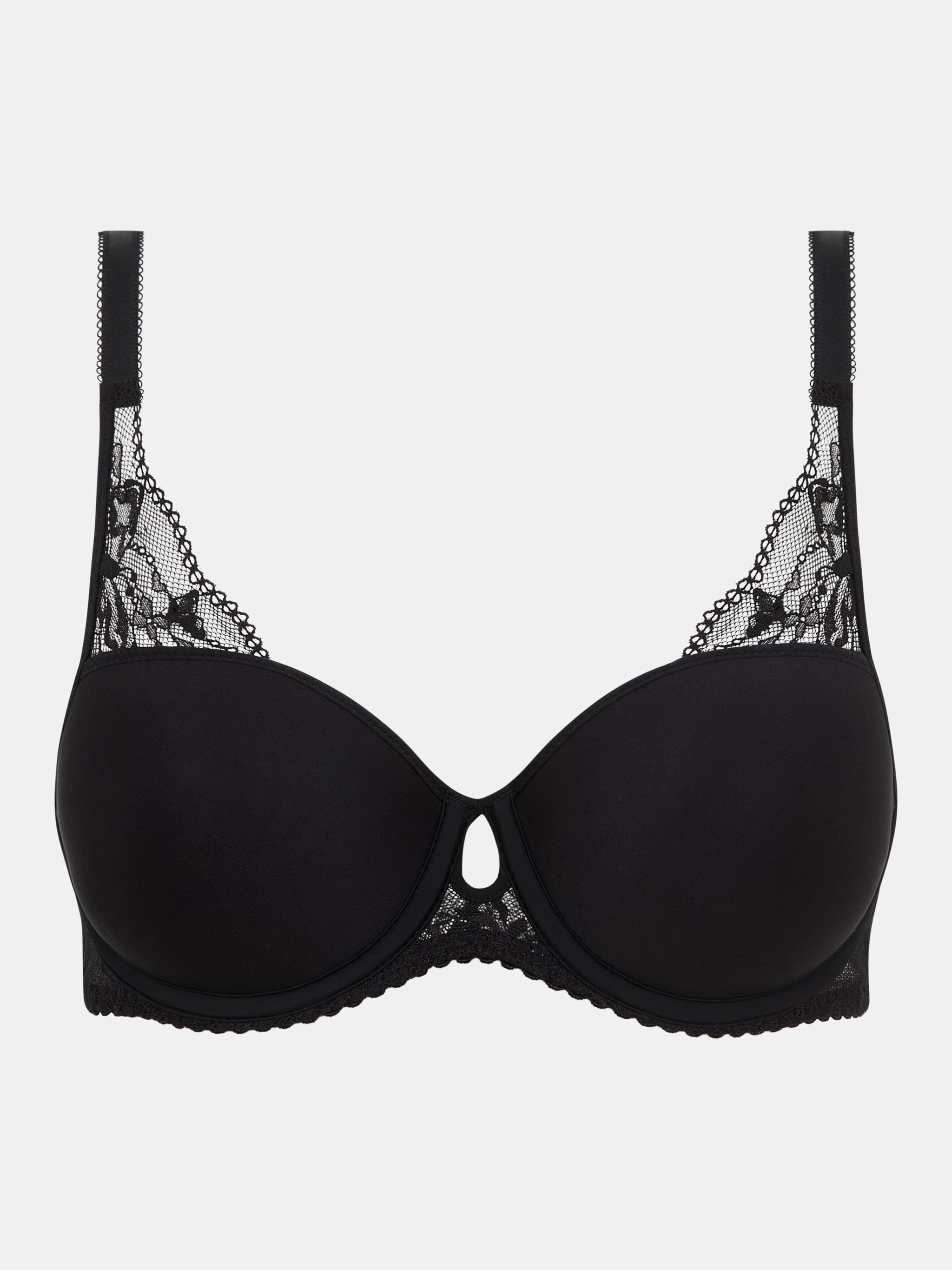 Memory foam half-cup bra CHANTELLE PULP Black